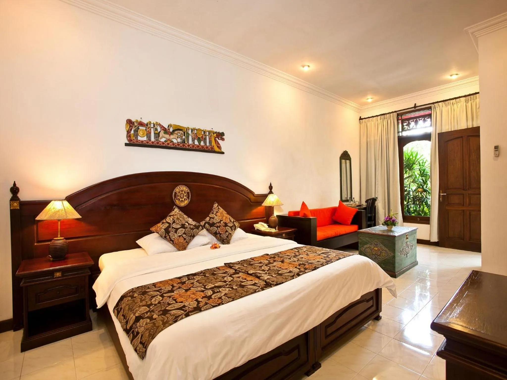 Garden, Bed in Tamukami Hotel