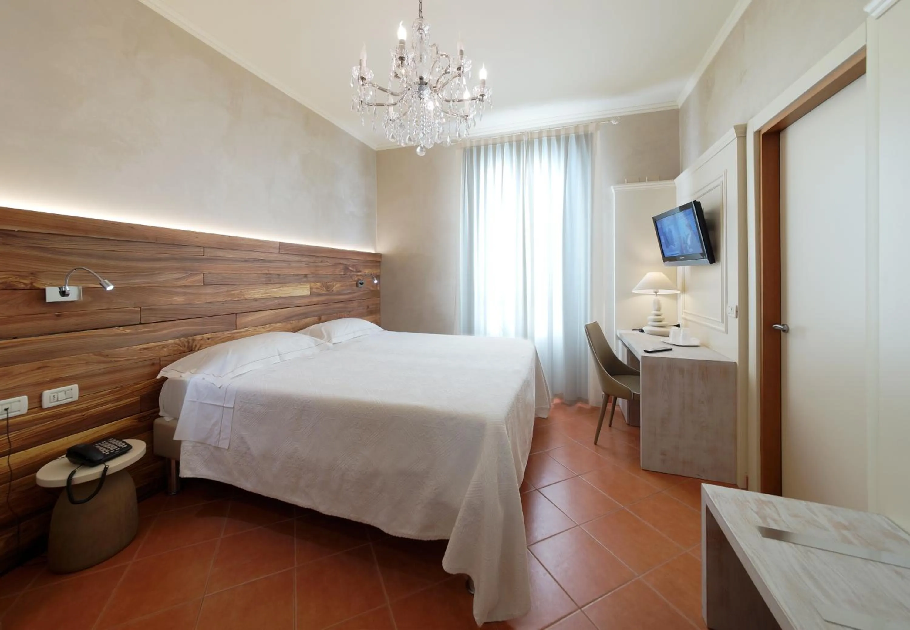 Bedroom, Bed in Albergo Morandi