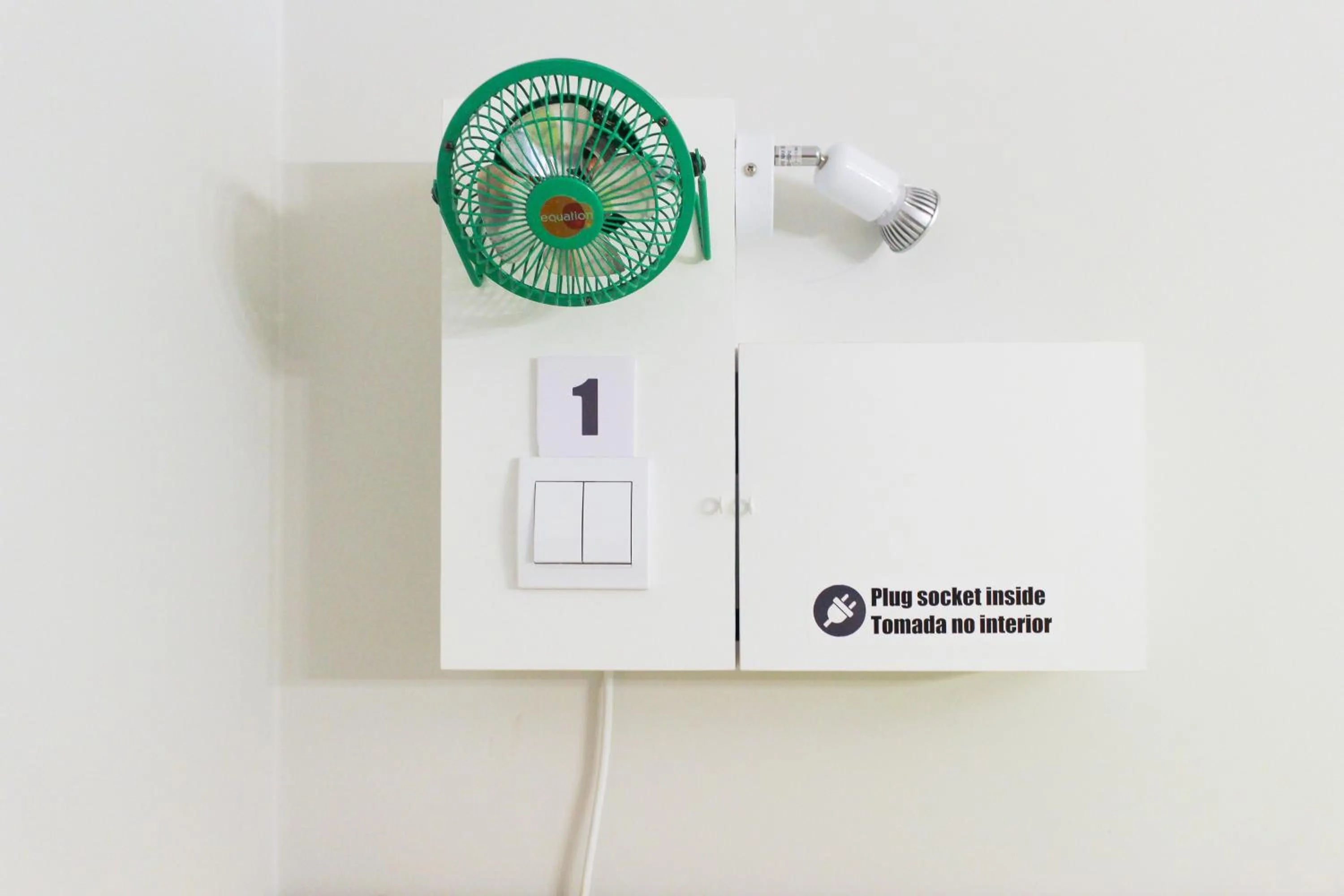 Decorative detail in Lisboa Central Hostel