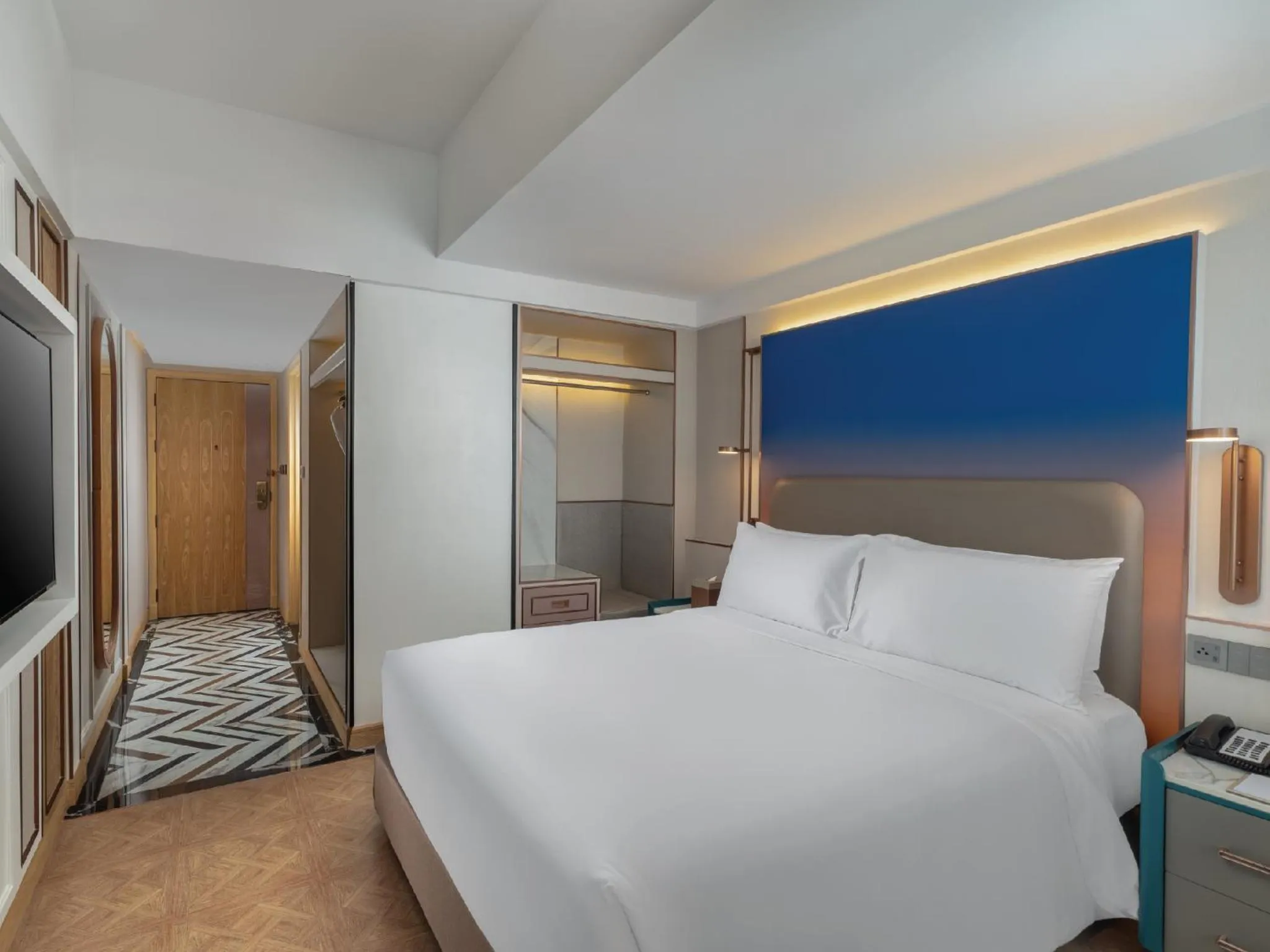 Bed in Pipa Hotel Bangkok Sukhumvit 11