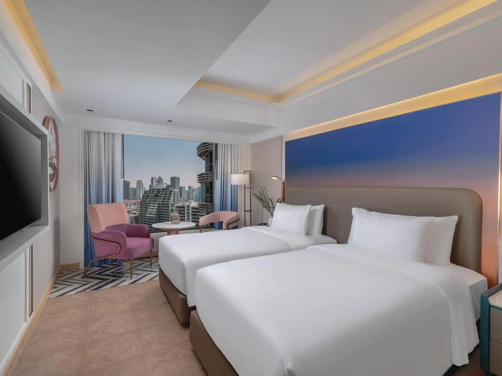 Grande Premier Twin Room with Club Benefit in Pipa Hotel Bangkok Sukhumvit 11 Grande Premier Twin Room with Club Benefit in Pipa Hotel Bangkok Sukhumvit 11