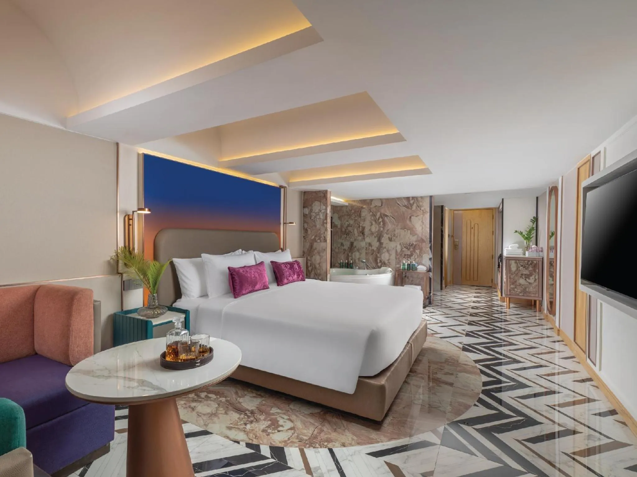 Bed in Pipa Hotel Bangkok Sukhumvit 11