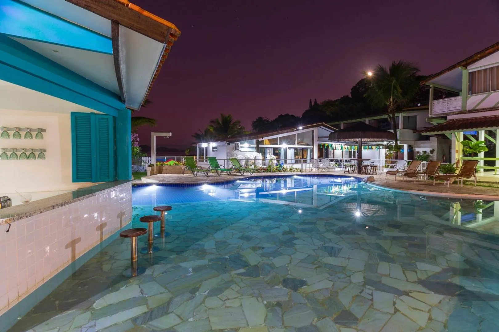 Swimming pool in Pousada Daleste