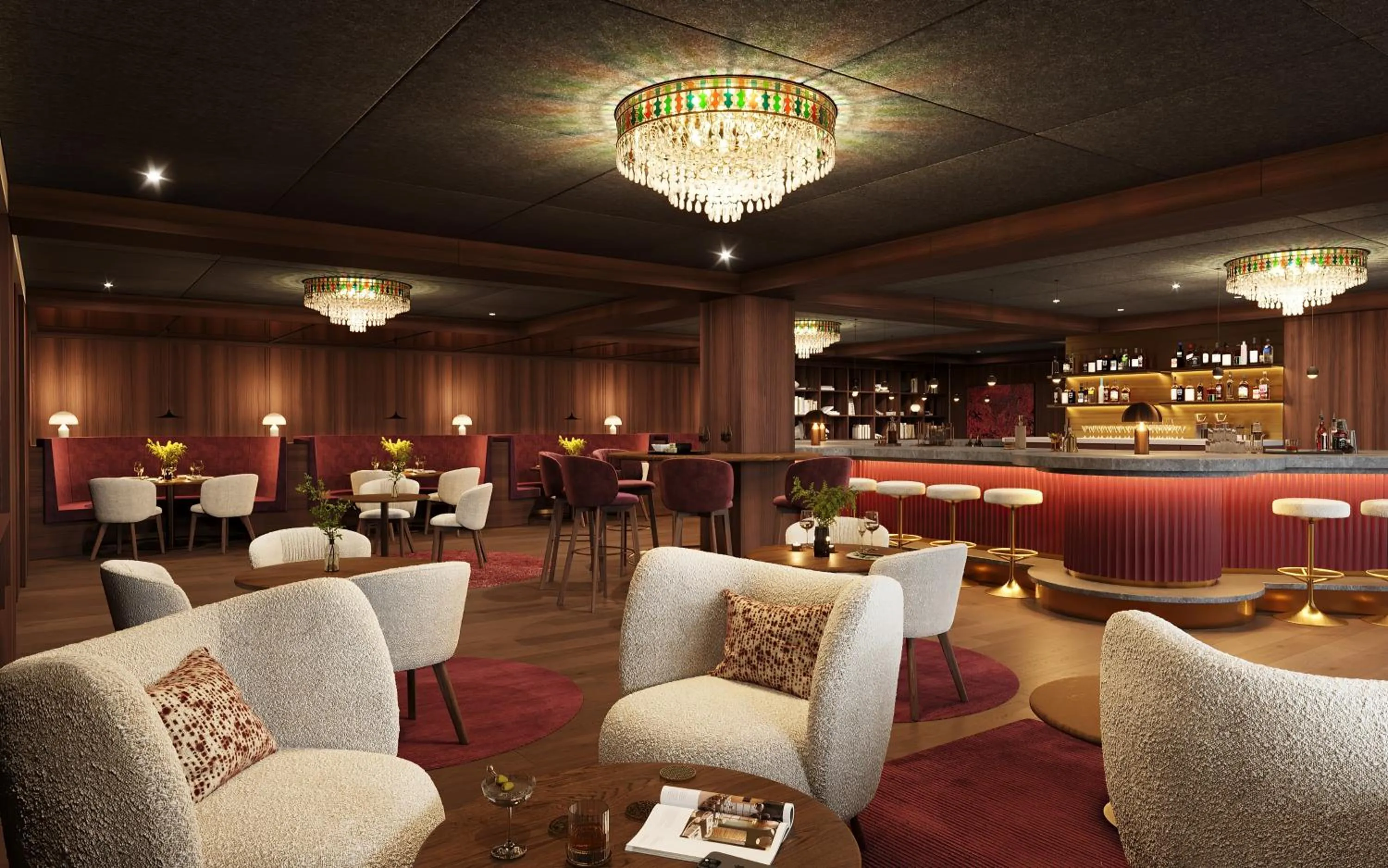 Lounge or bar in The Oswald Grand Hotel