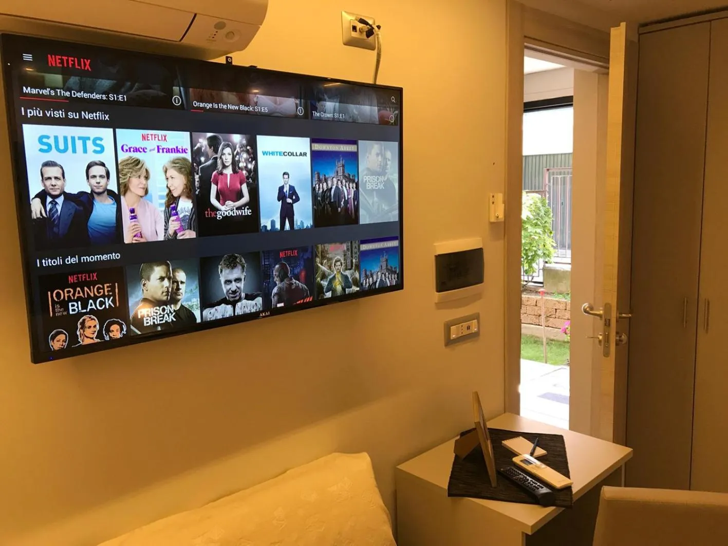 TV and multimedia in Casa Soave B&B