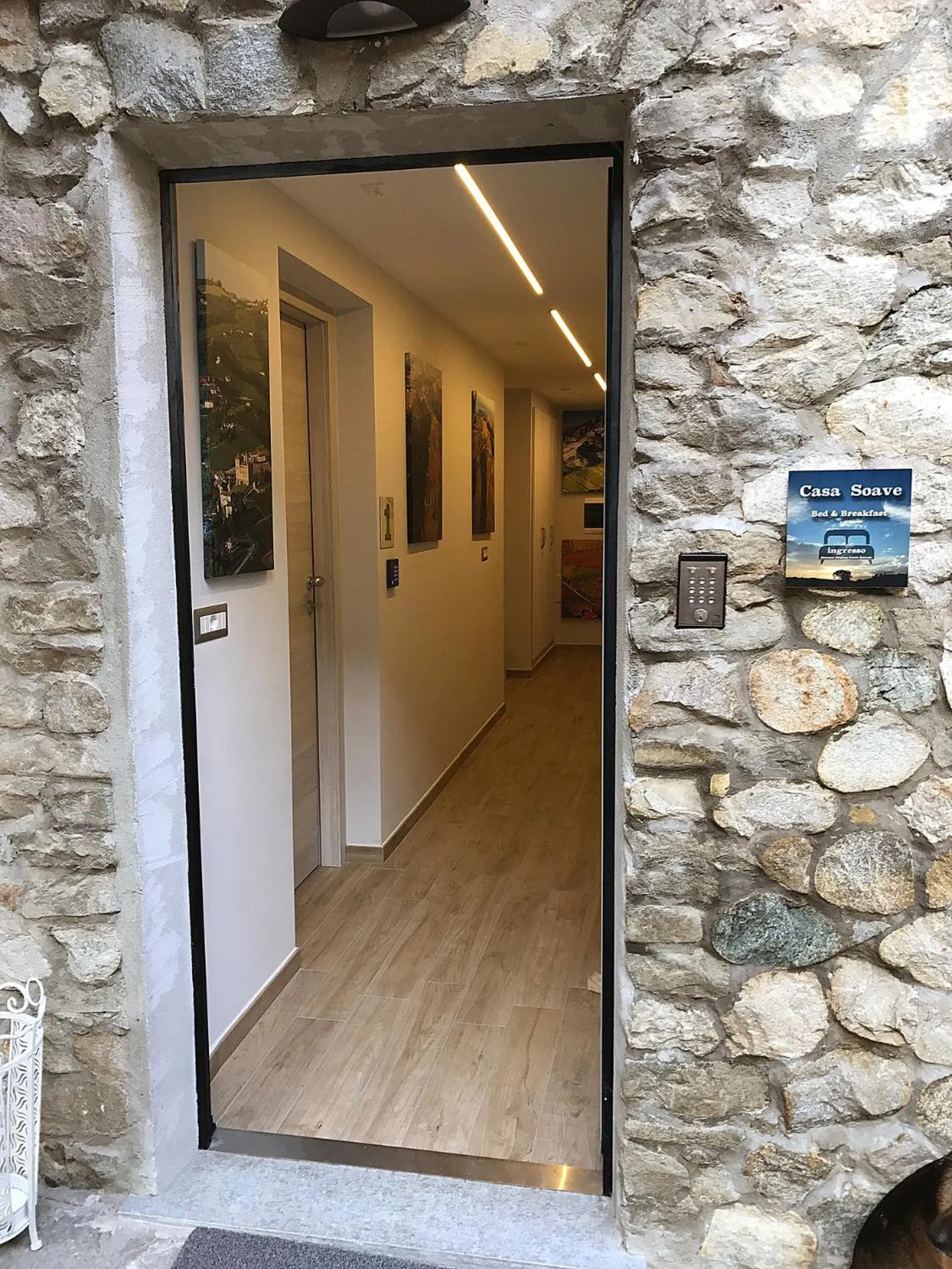 Decorative detail in Casa Soave B&B