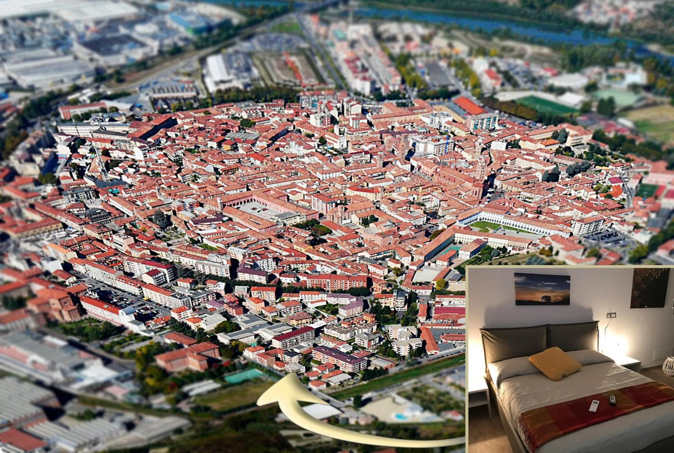 City view in Casa Soave B&B