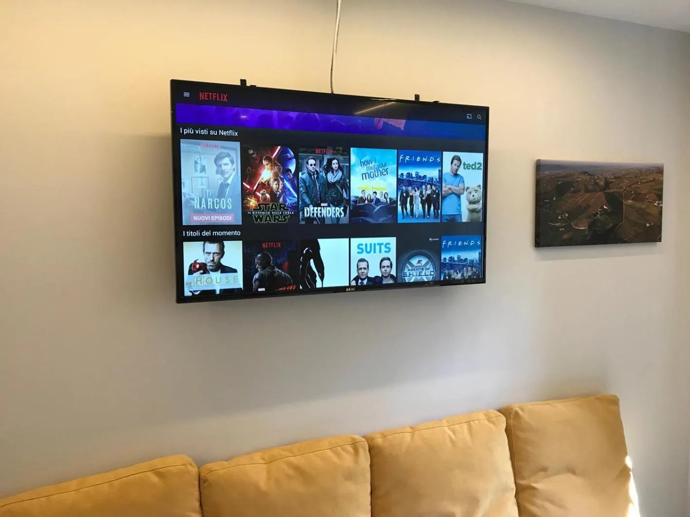 TV and multimedia in Casa Soave B&B