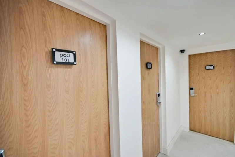 Lobby or reception in The Podworks Hotel