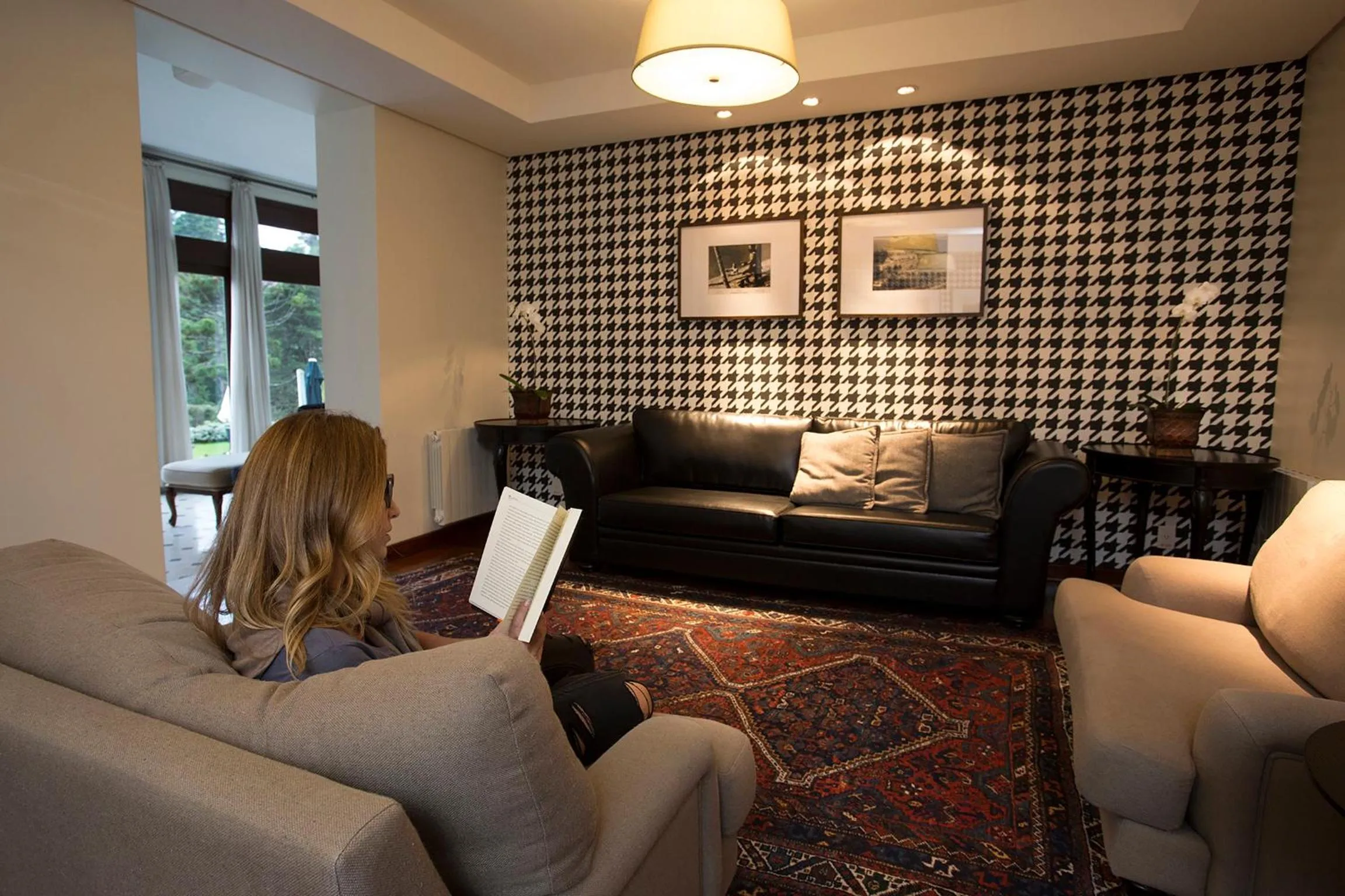 Living room in Hotel Vila Inglesa