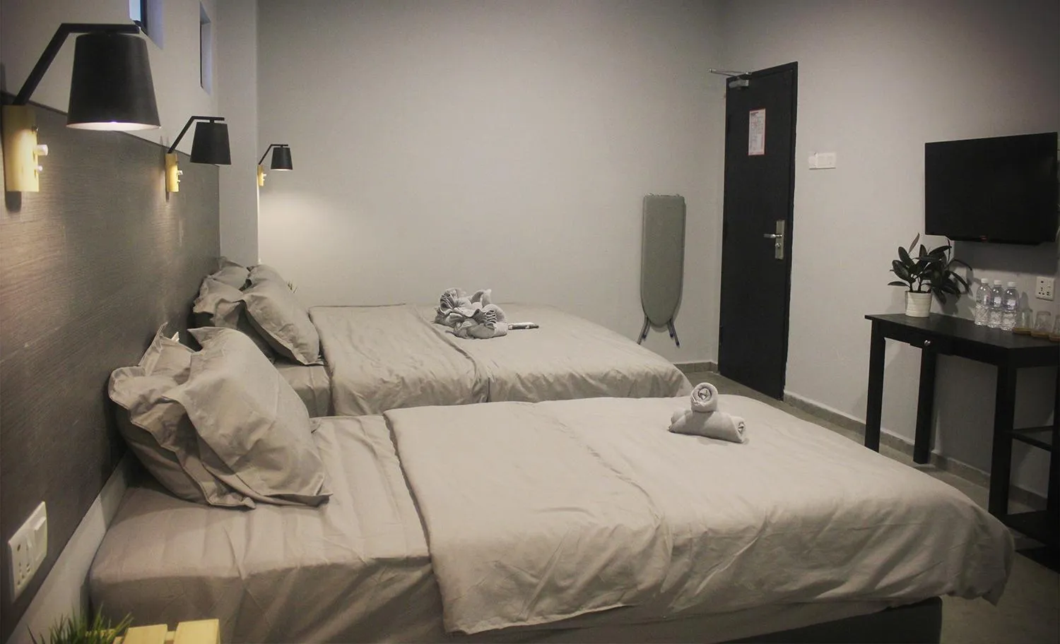 Bed in Vertilex Hotel