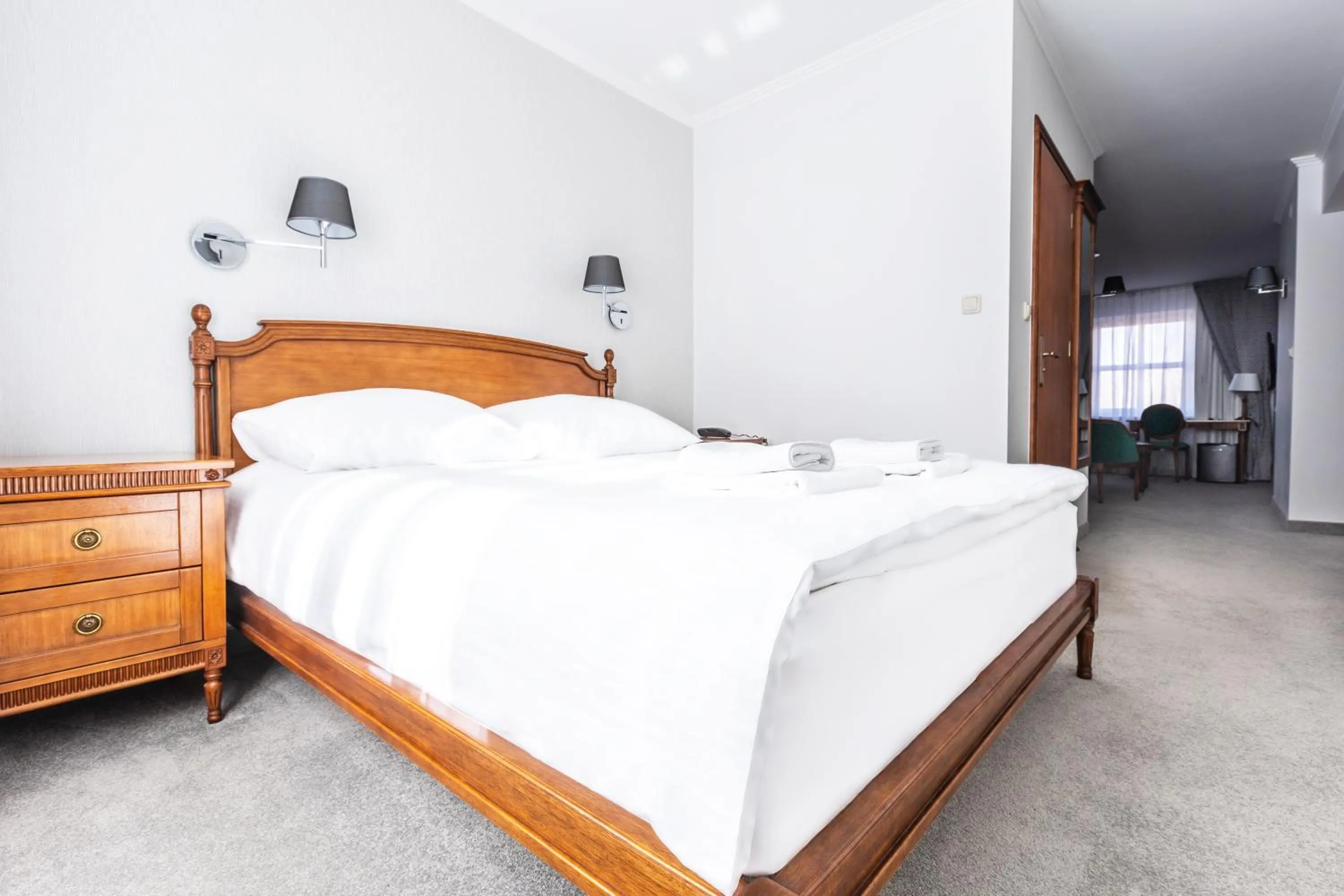 Bed in Hotel Pod Złotą Różą