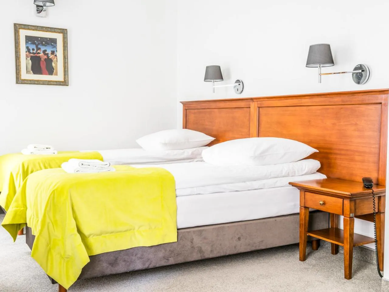 Bed in Hotel Pod Złotą Różą