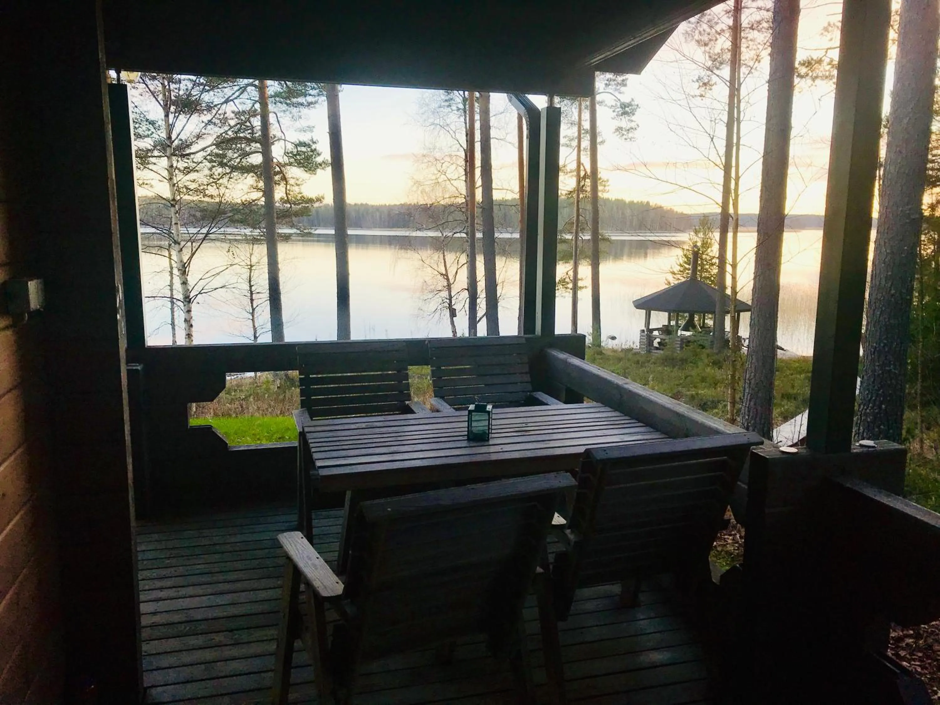 Balcony/Terrace in Kujanpää | Paajoen Vuokramökit