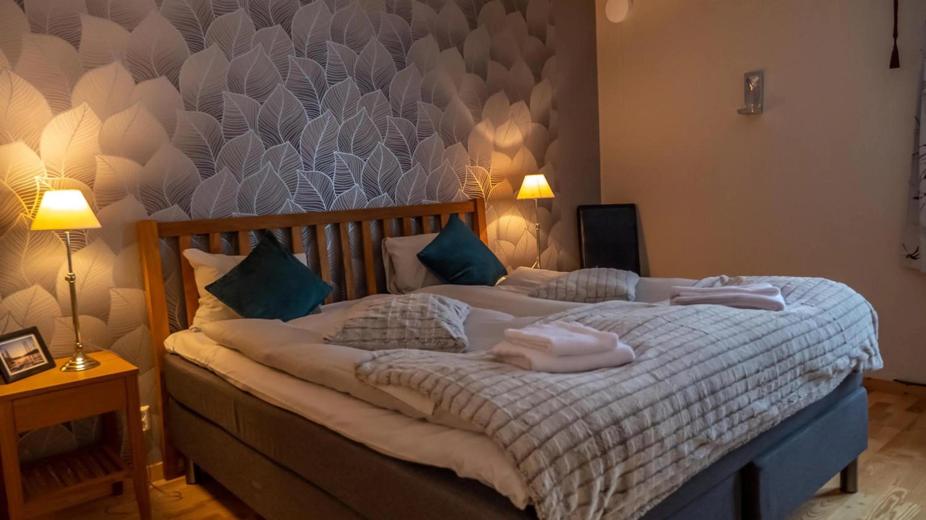 Bed in Hotell Klövsjöfjäll