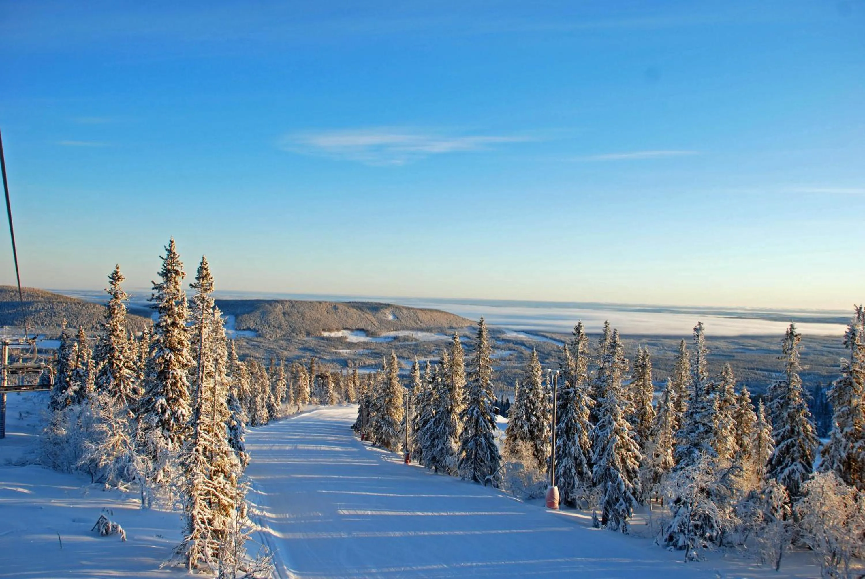 Skiing in Hotell Klövsjöfjäll