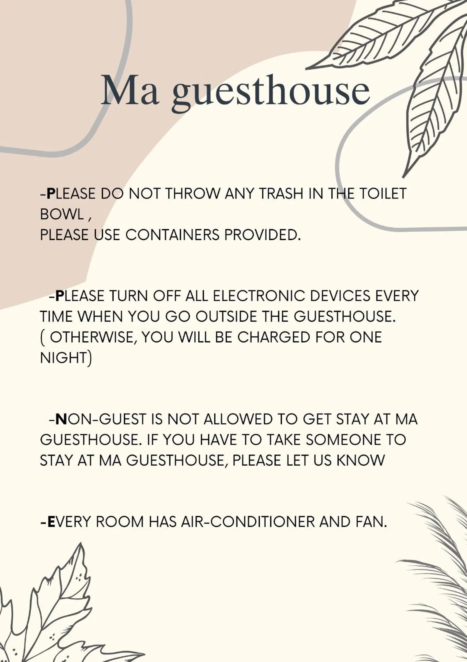 Ma Guesthouse Chiang Mai