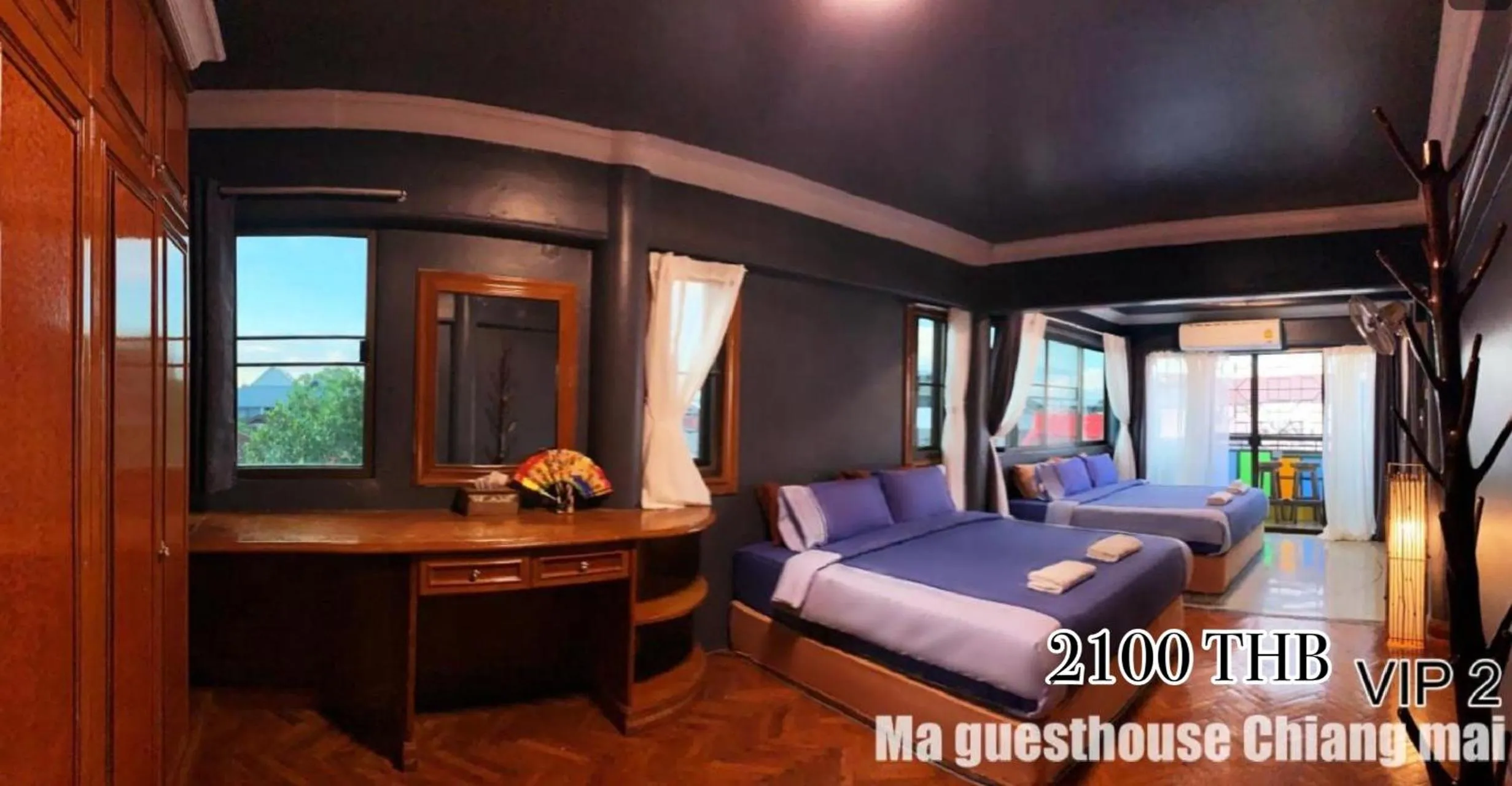 Bed in Ma Guesthouse Chiang Mai