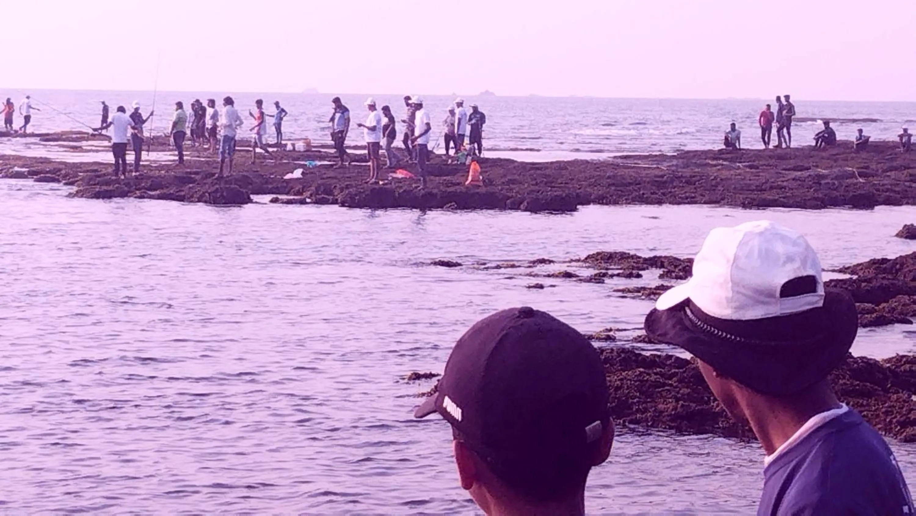 People in Samant Beach Resort