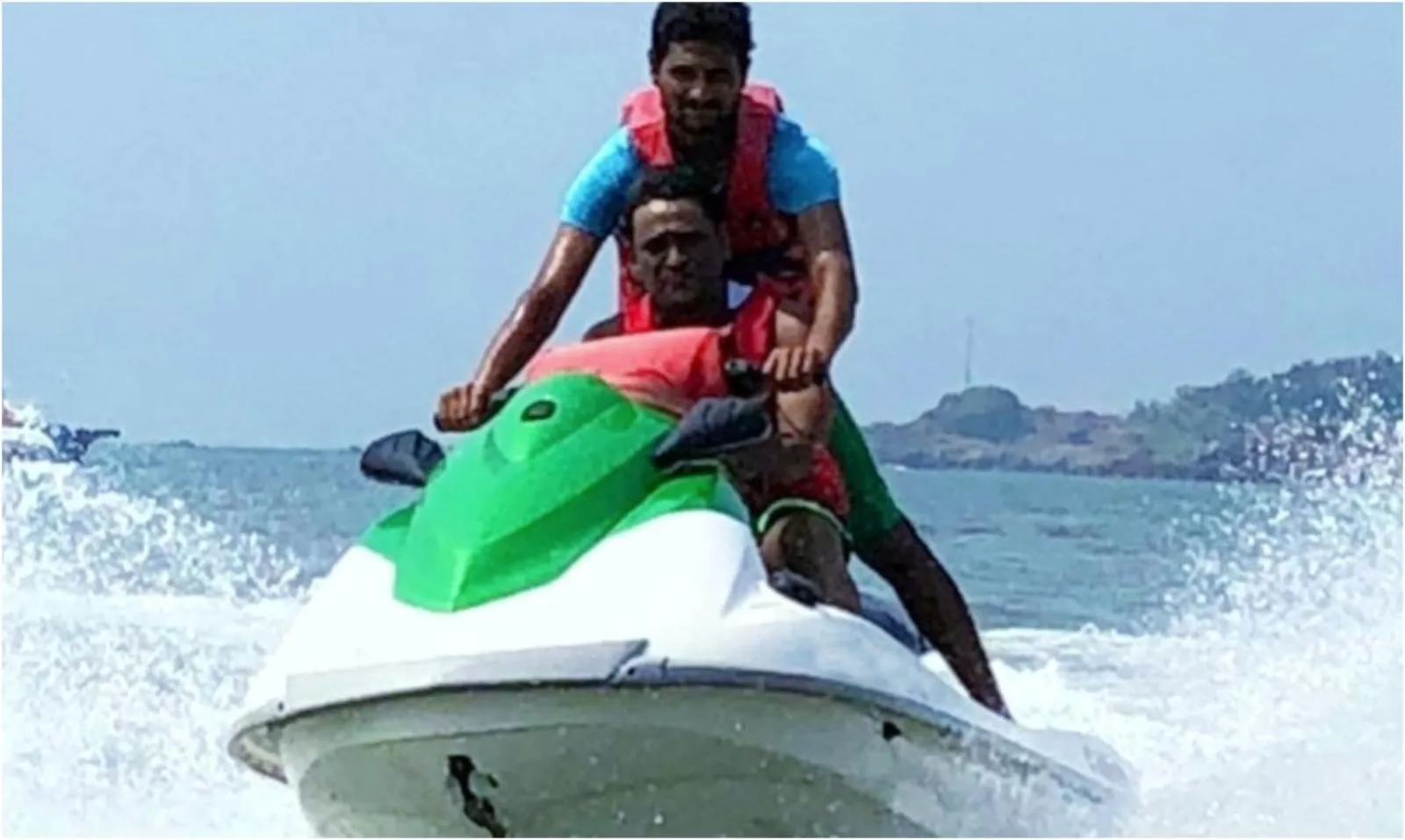 People in Samant Beach Resort