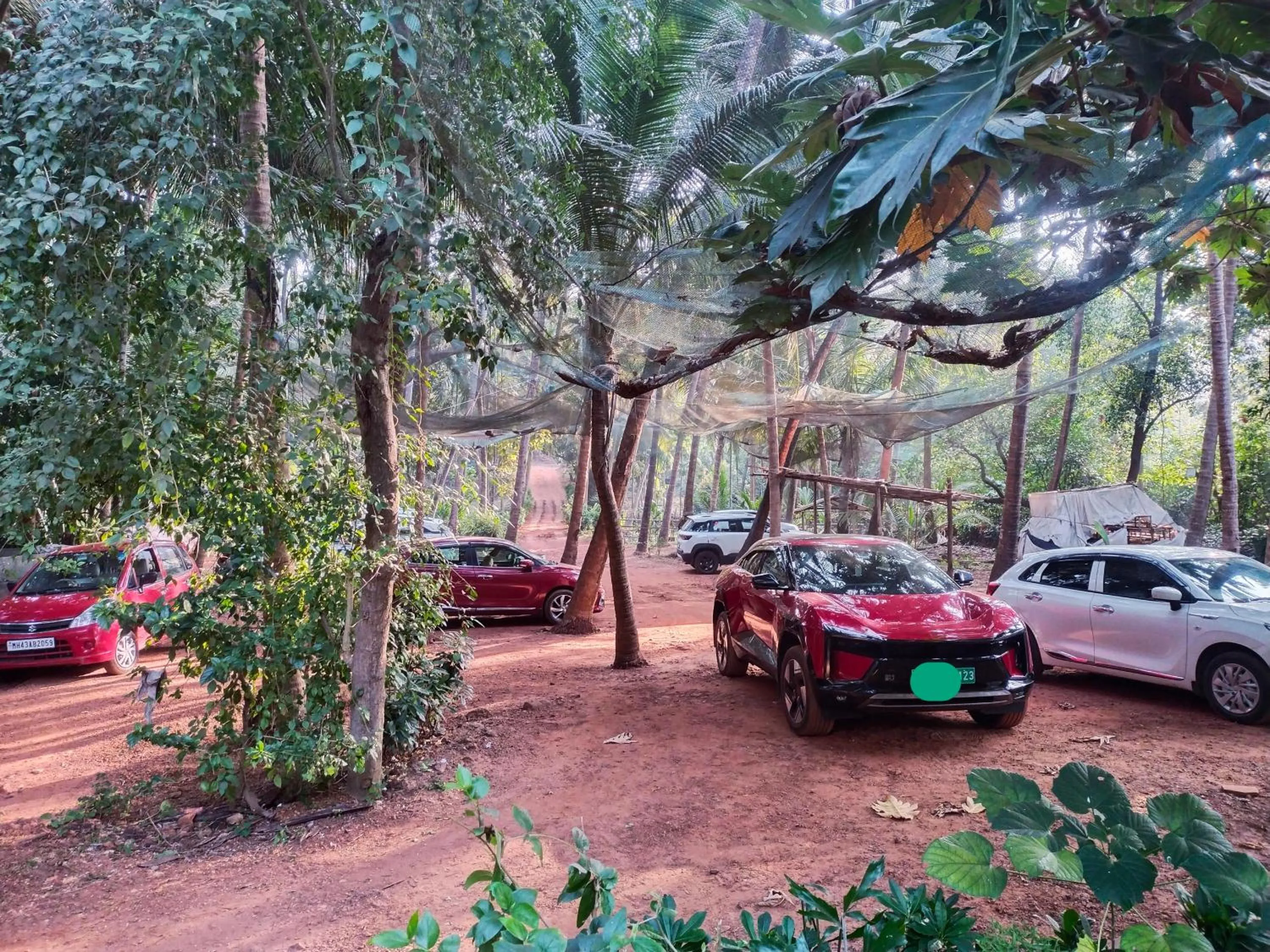Parking in Samant Beach Resort