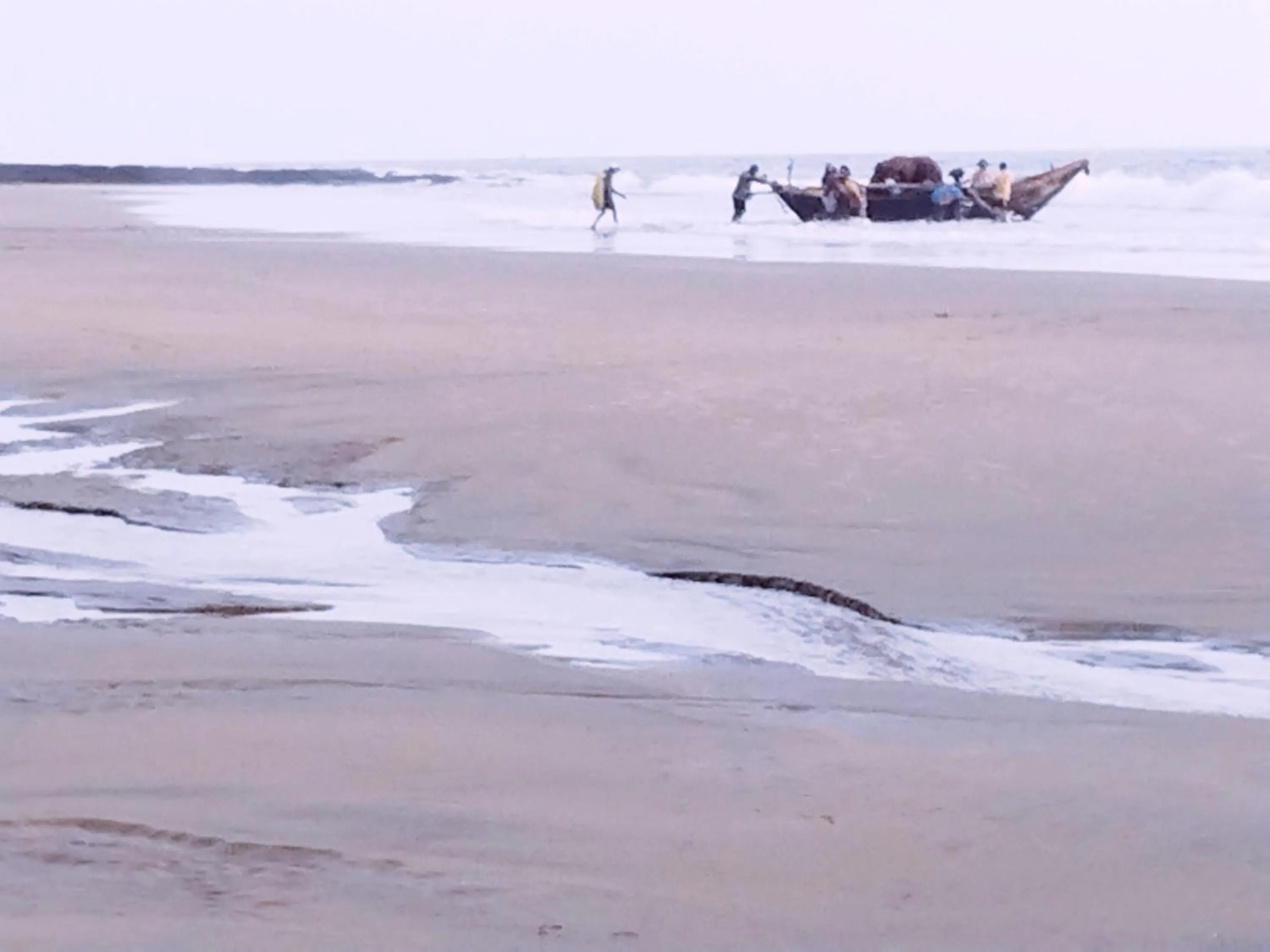 People in Samant Beach Resort