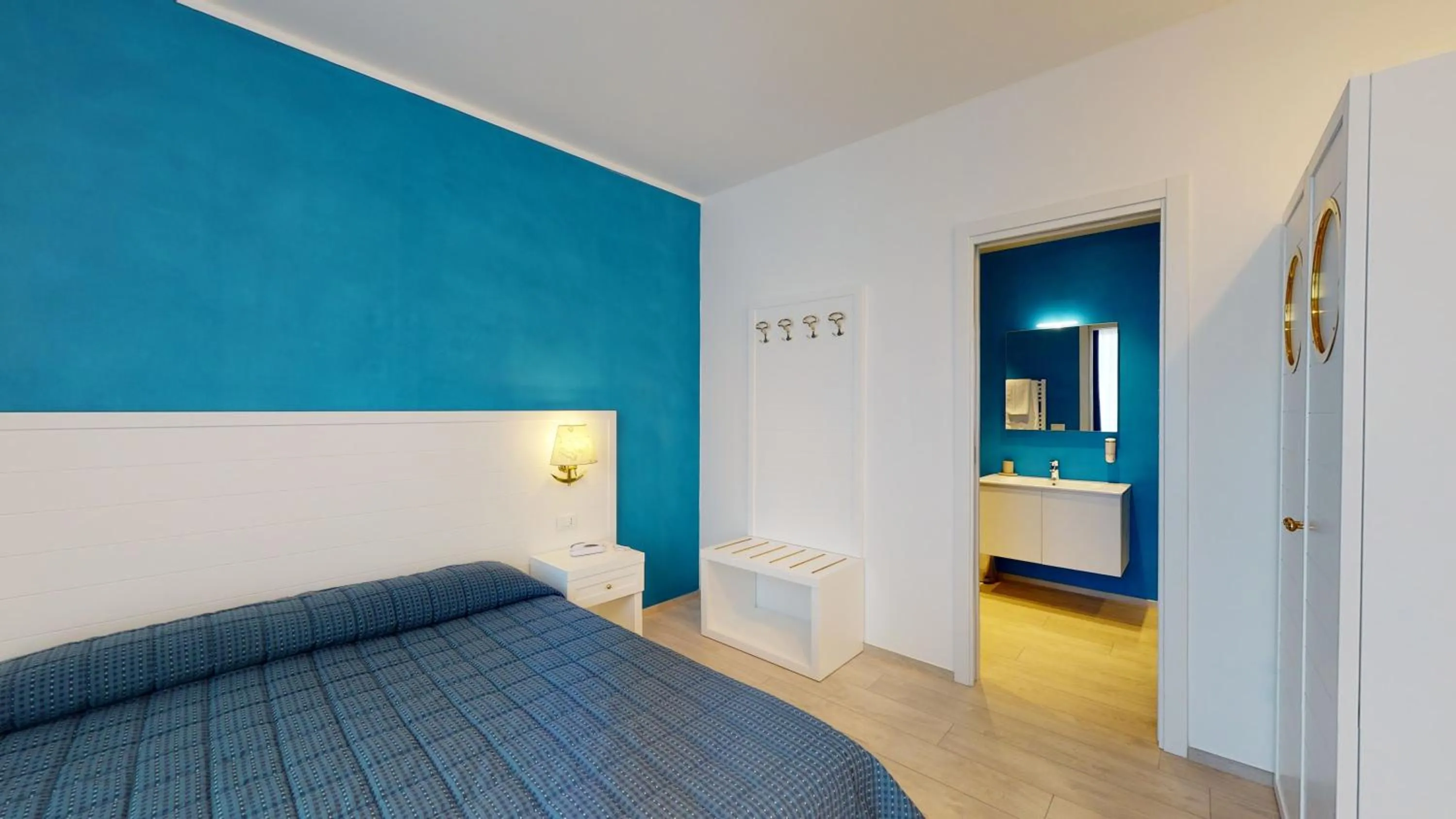 Bedroom, Bed in Hotel Zunino