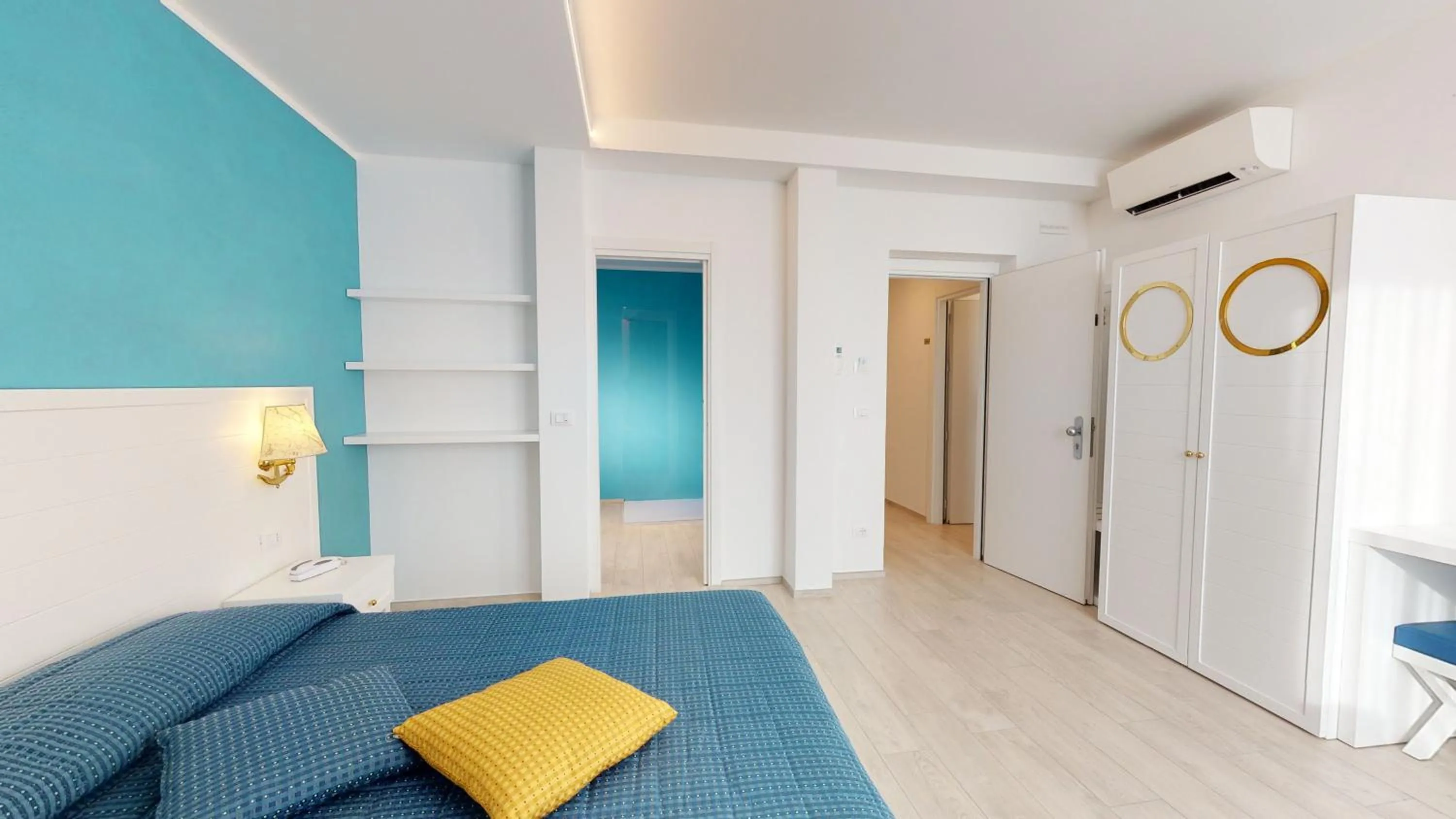 Bedroom, Bed in Hotel Zunino