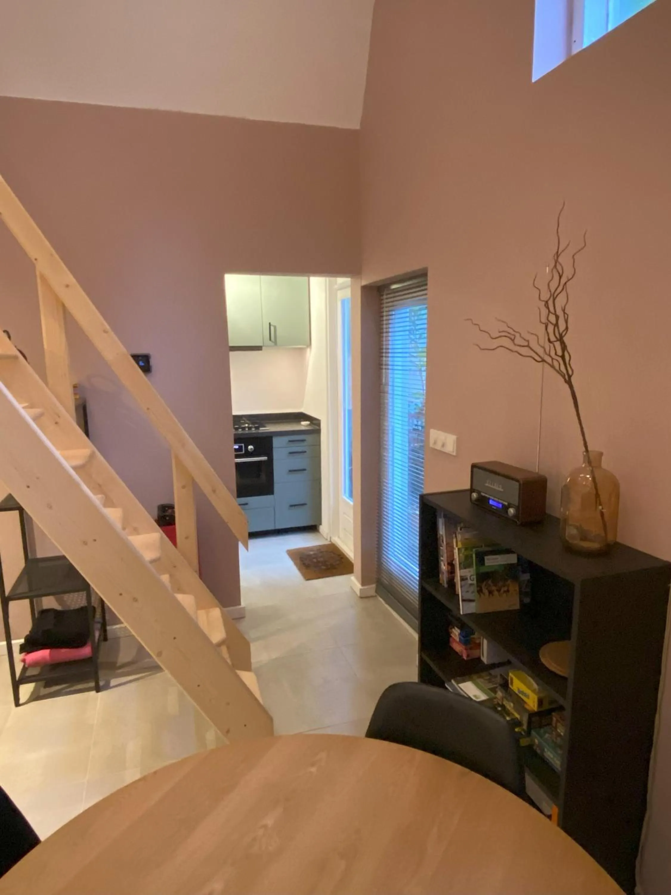 Living room in In de aap gelogeerd