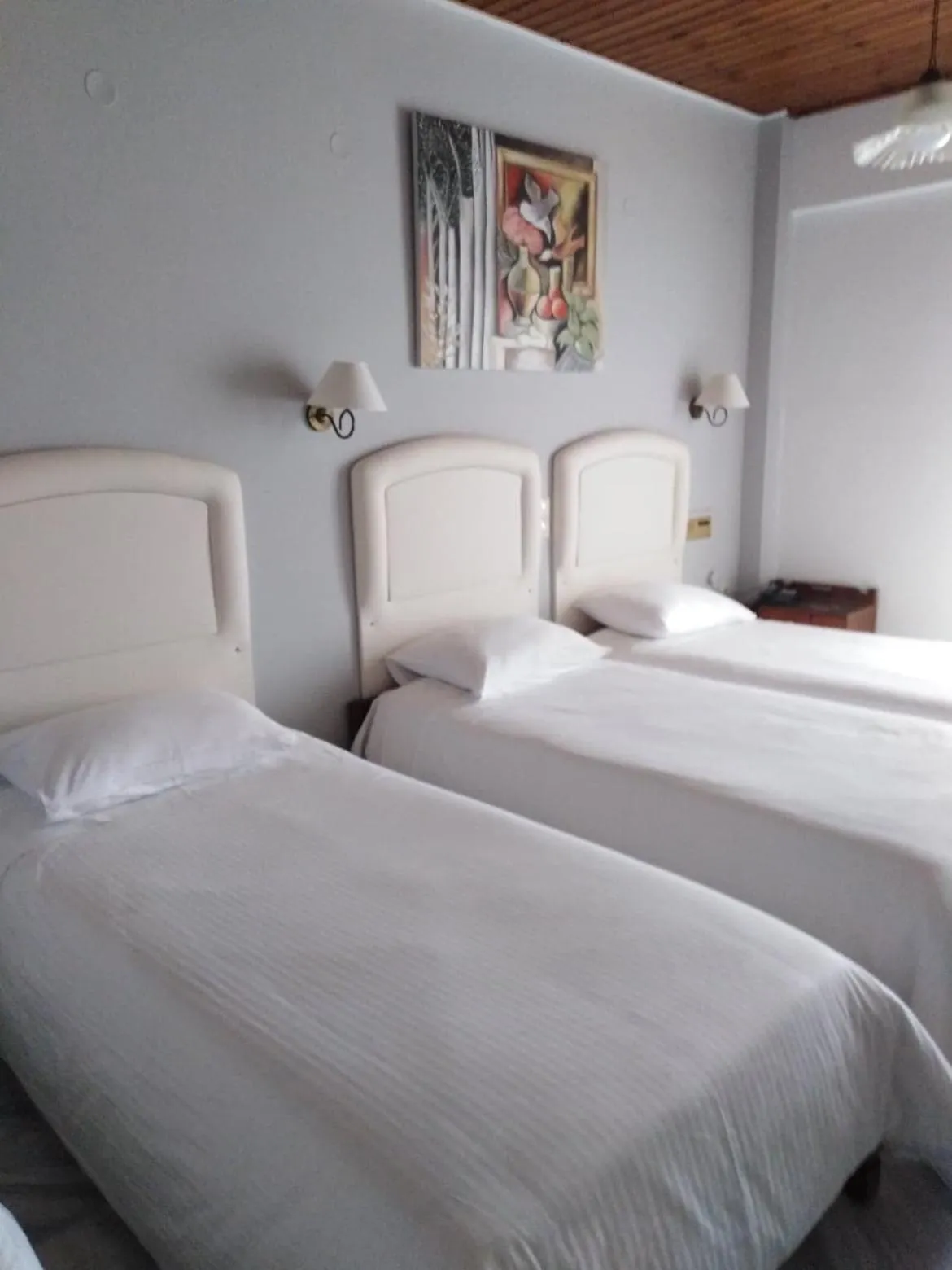 Bed in Kouros Hotel