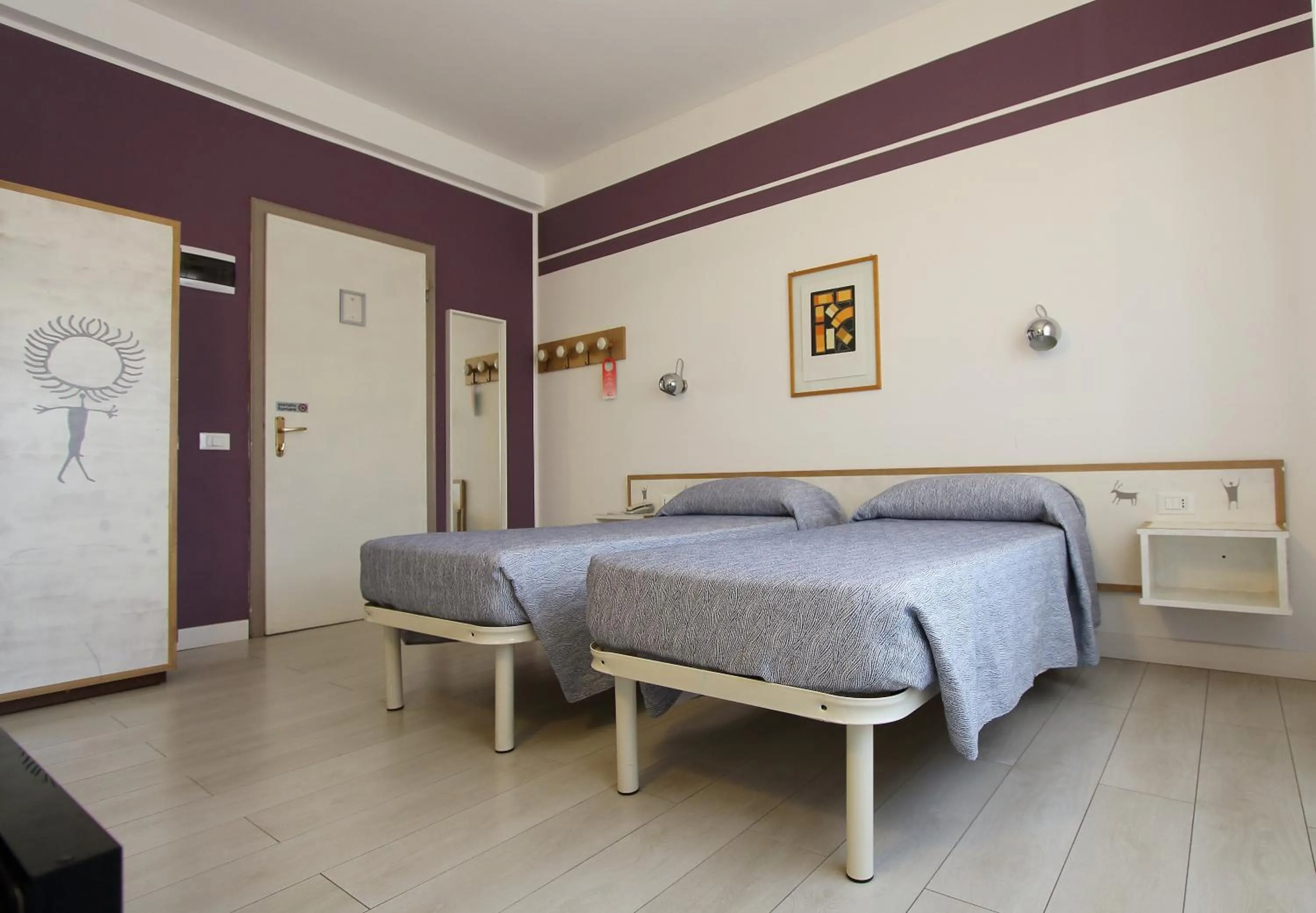 Bedroom, Bed in Hotel Giardino
