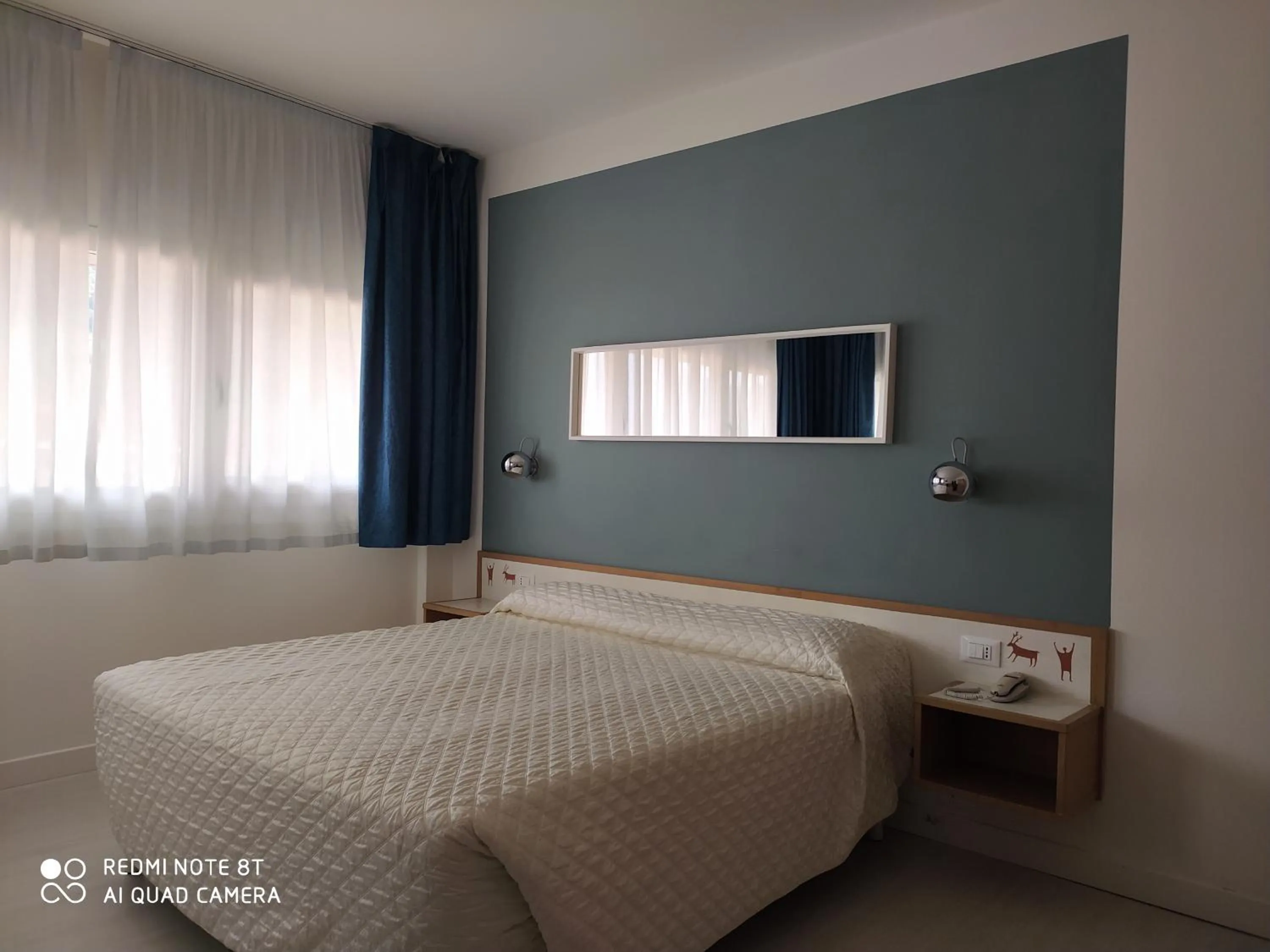 Bedroom, Bed in Hotel Giardino