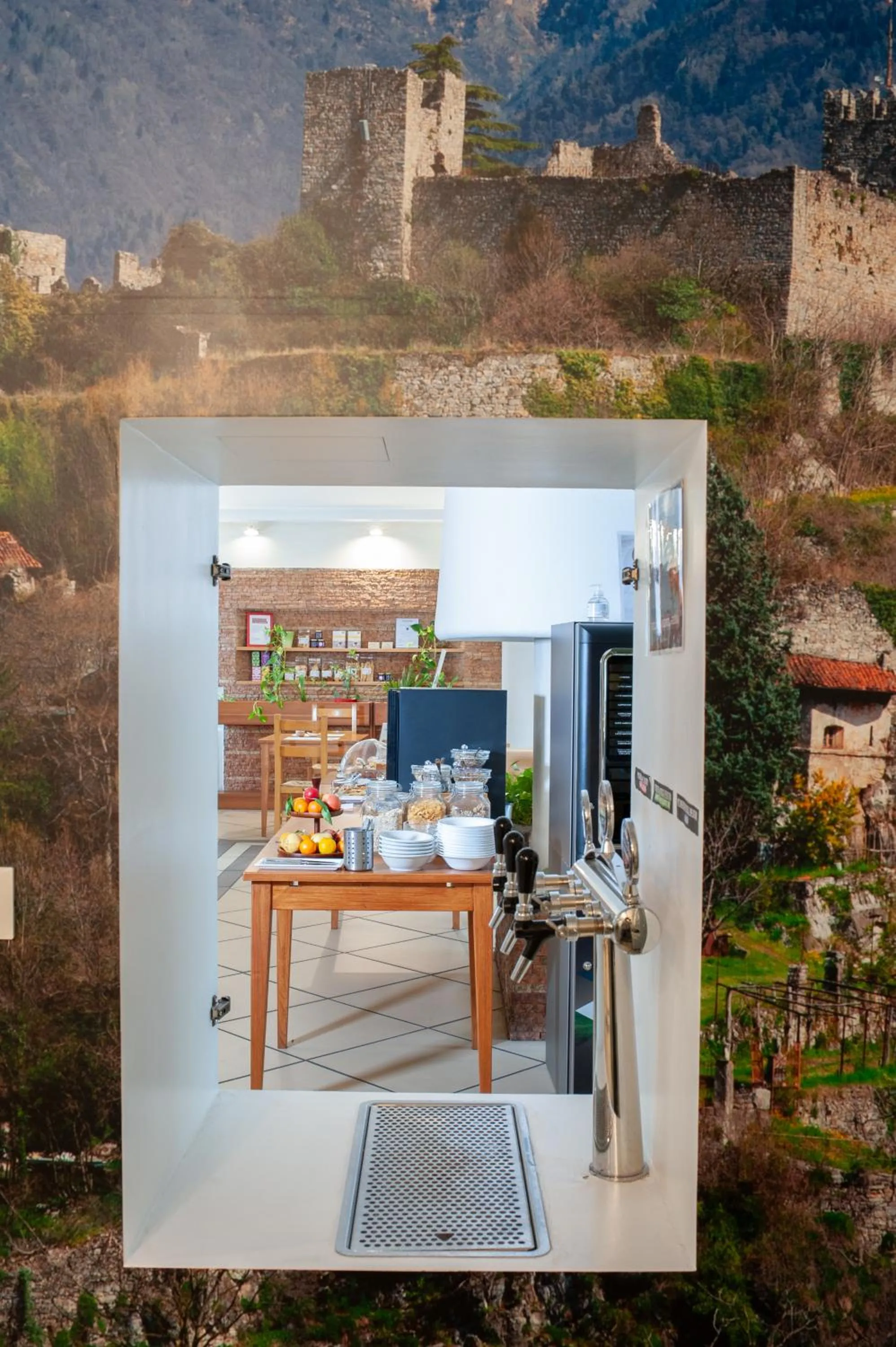 Continental breakfast in Hotel Giardino