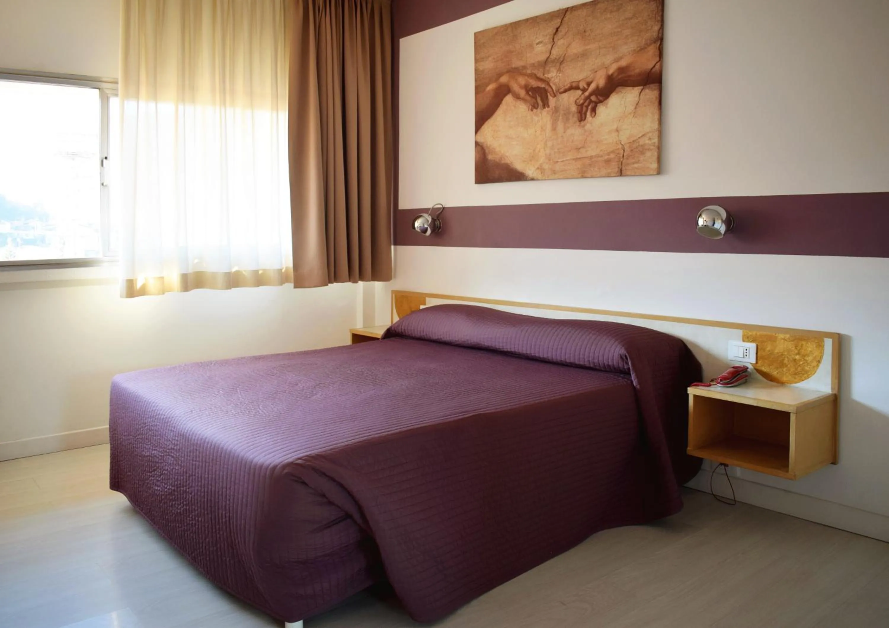 Bedroom, Bed in Hotel Giardino