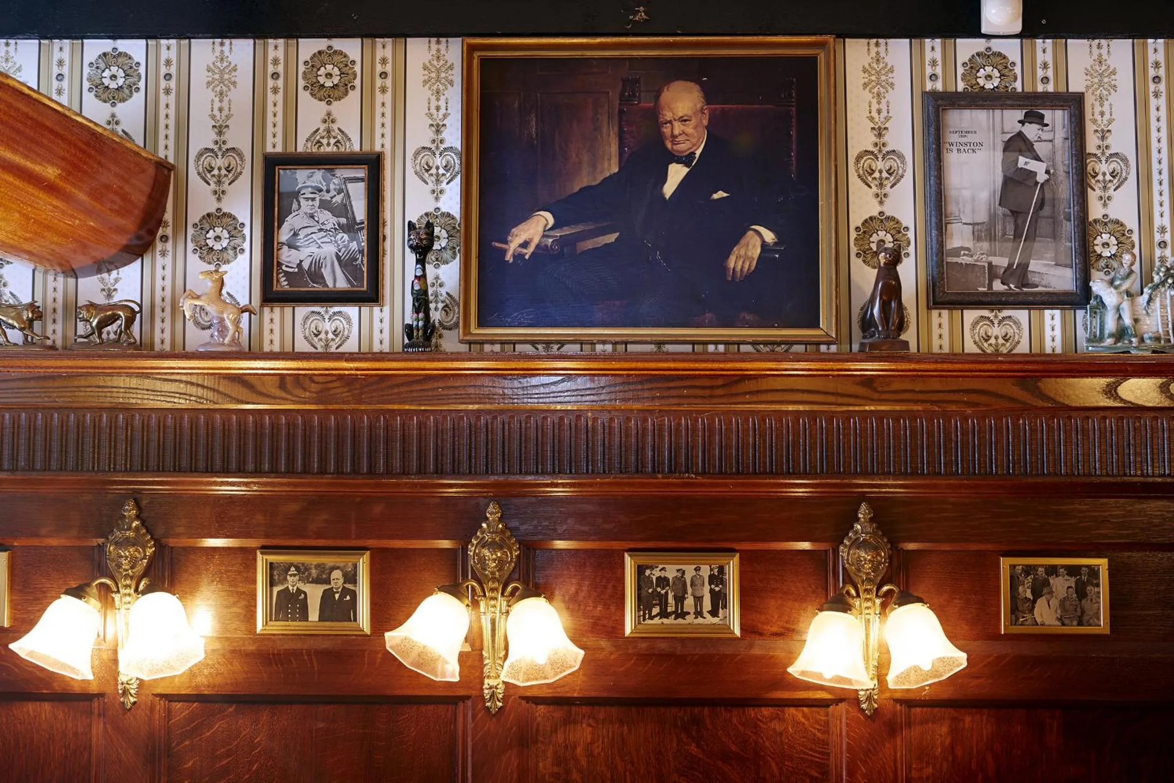 Decorative detail in Hotel Bishops Arms Kiruna