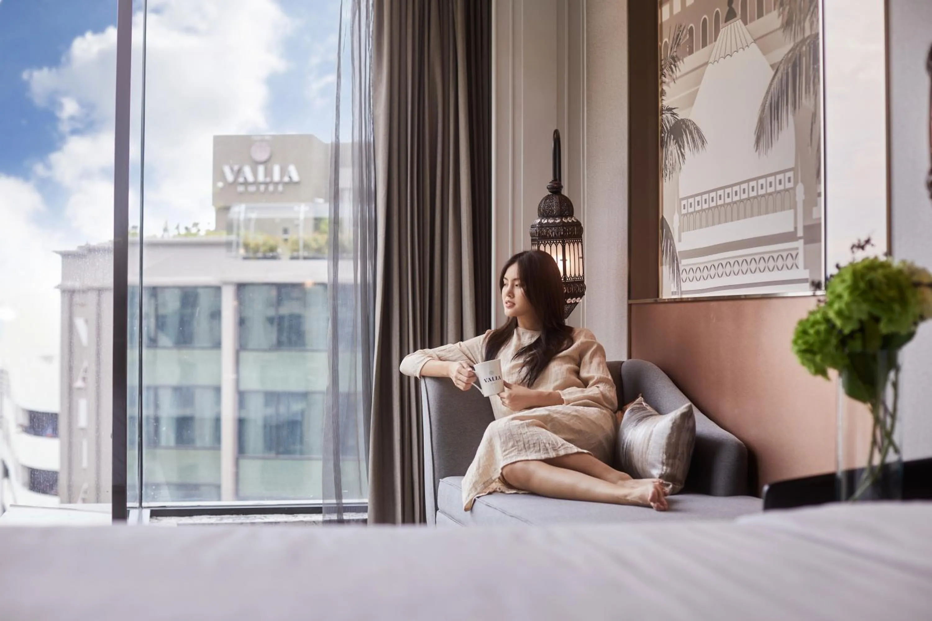 Property building in Valia Hotel Bangkok
