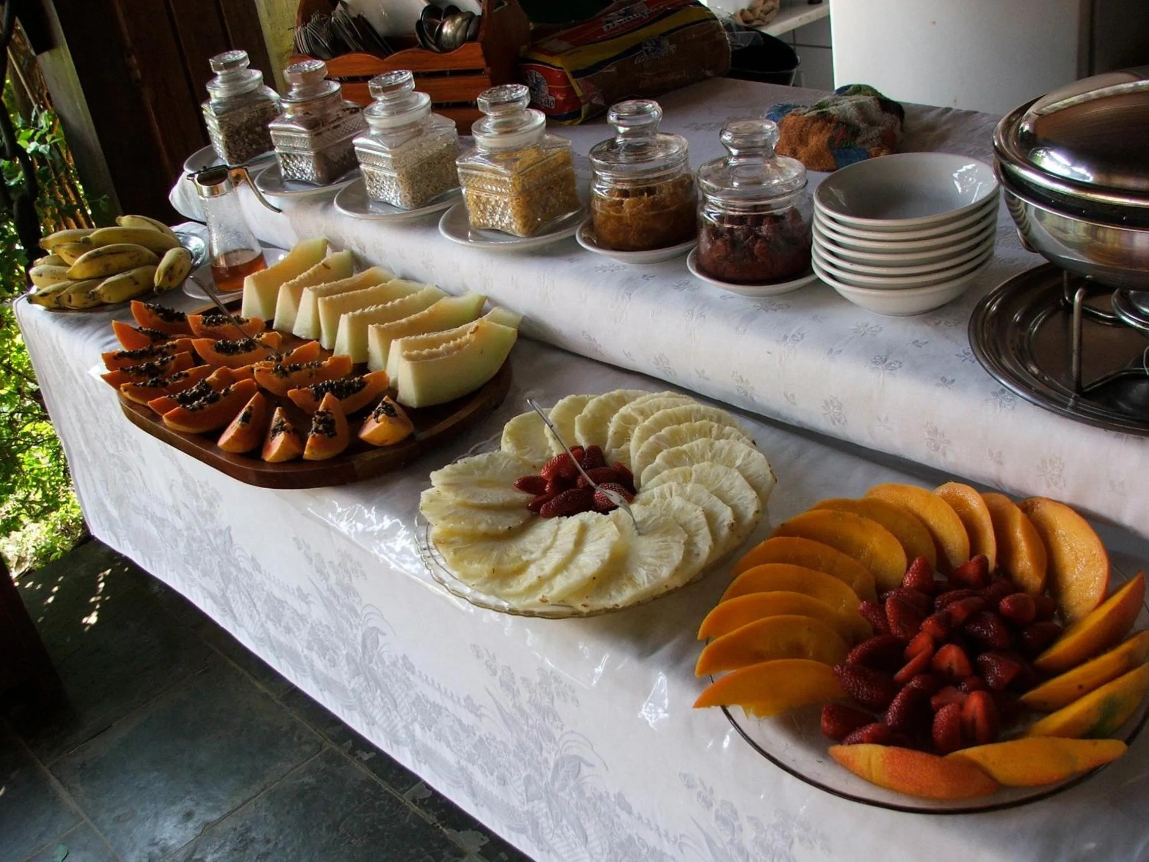 Food and drinks in Pousada Caúca