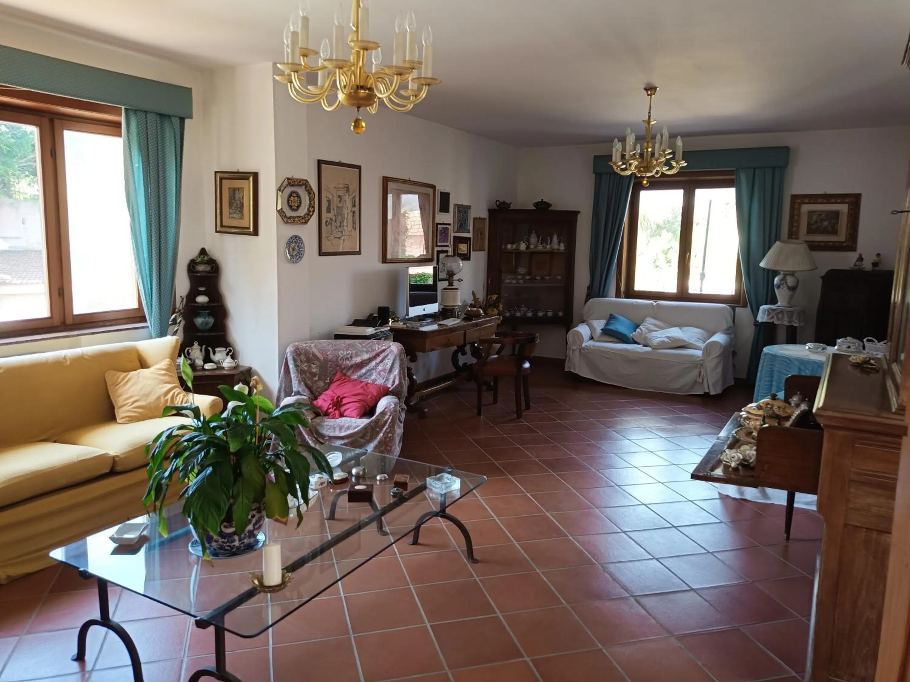 Living room in Villa Grande