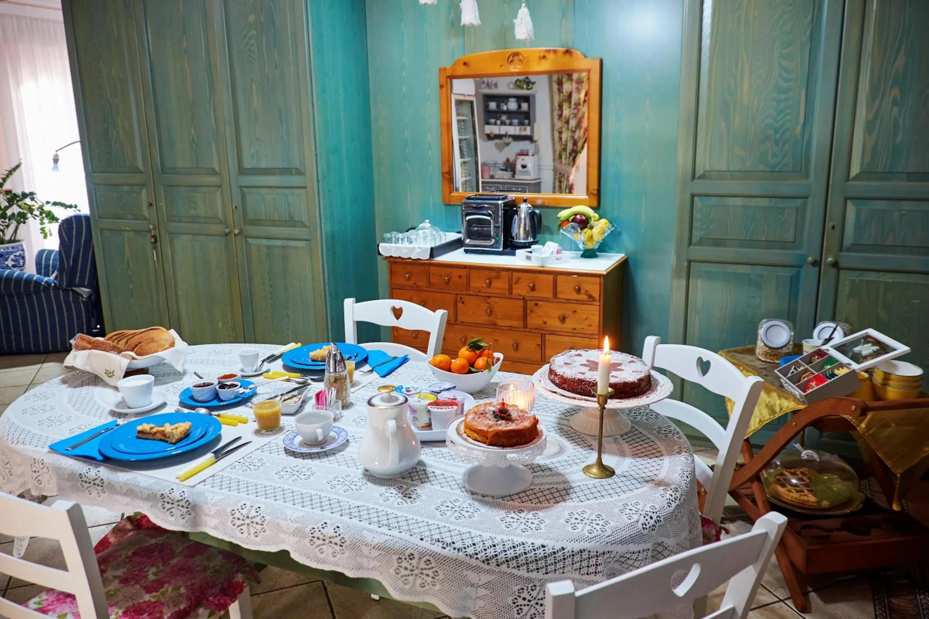 Italian breakfast in HB Le suites del Giardino