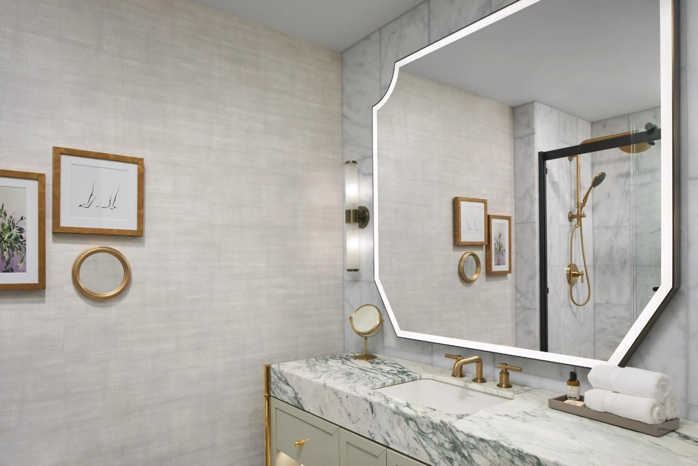 Bathroom in The Pfister Hotel