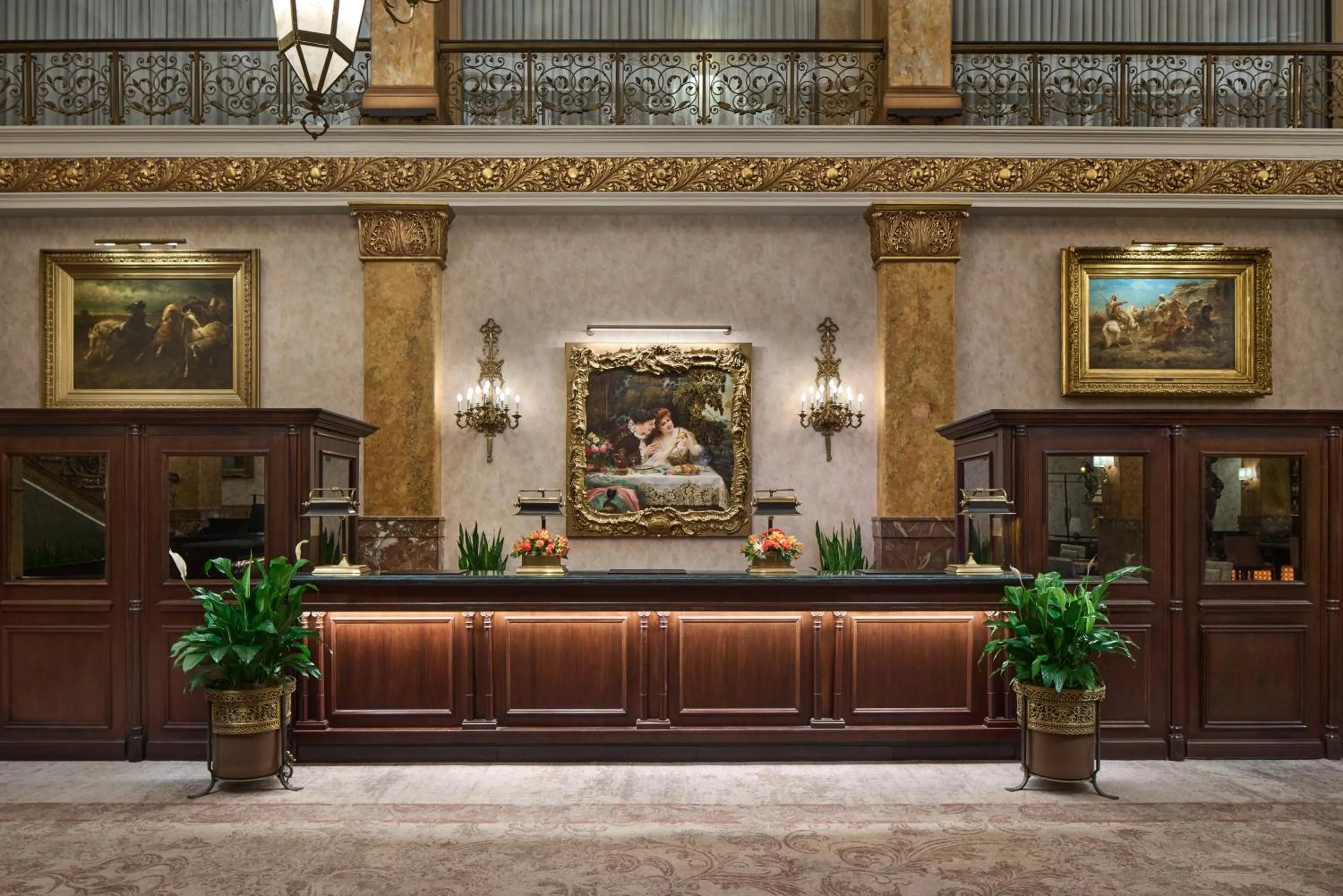 Lobby or reception in The Pfister Hotel