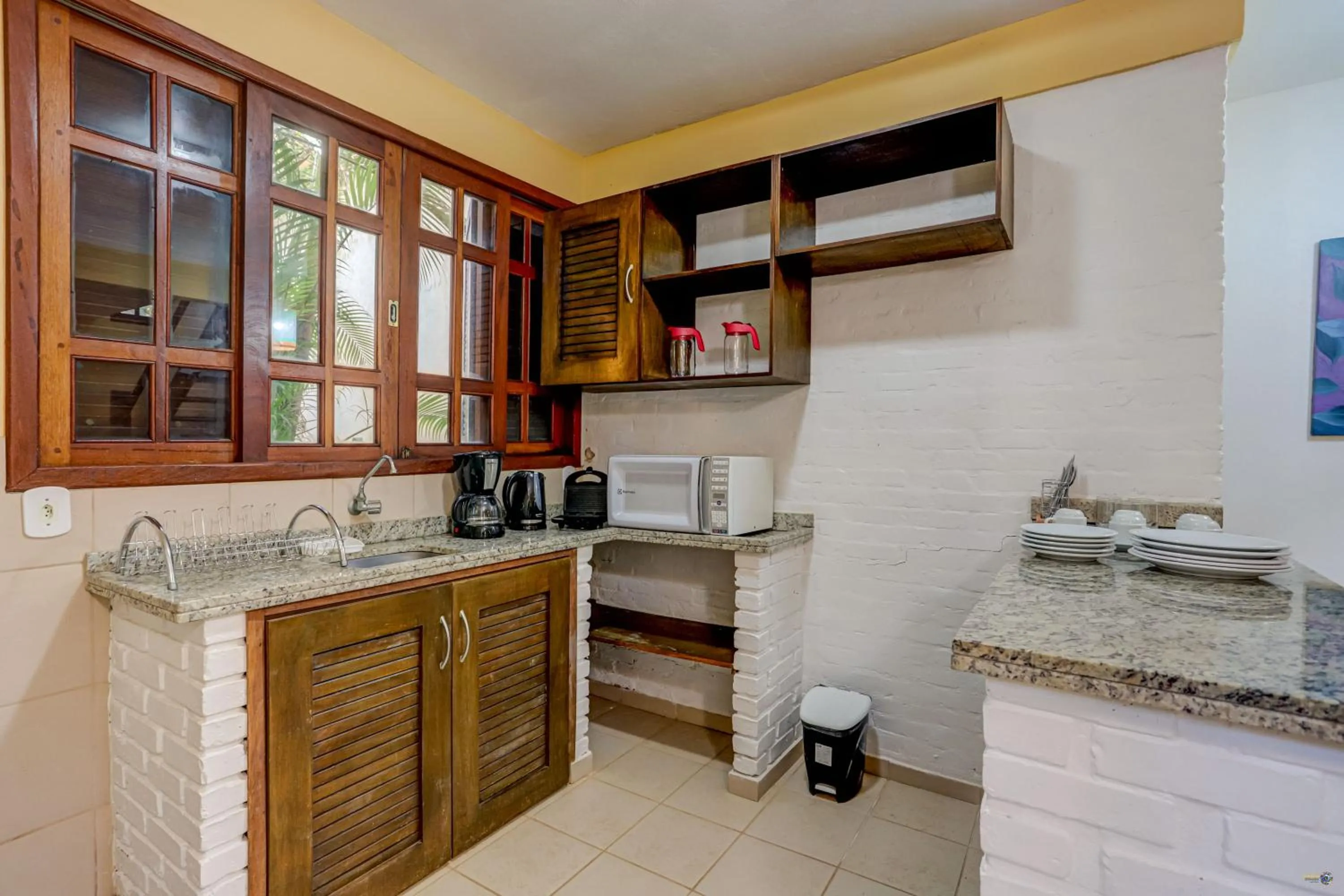 Kitchen or kitchenette in Pousada Villa N'kara