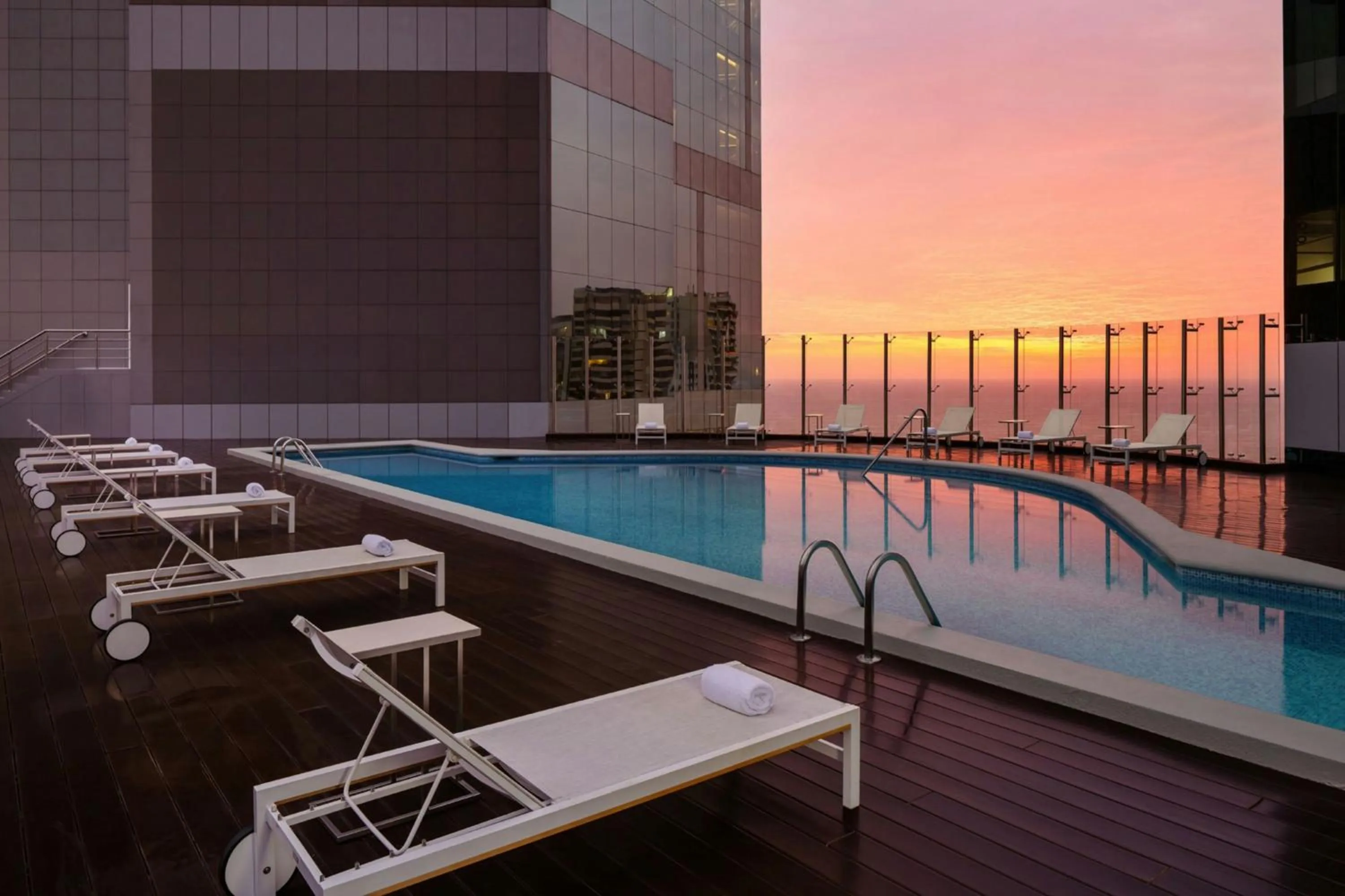 Swimming pool in JW Marriott Hotel Lima