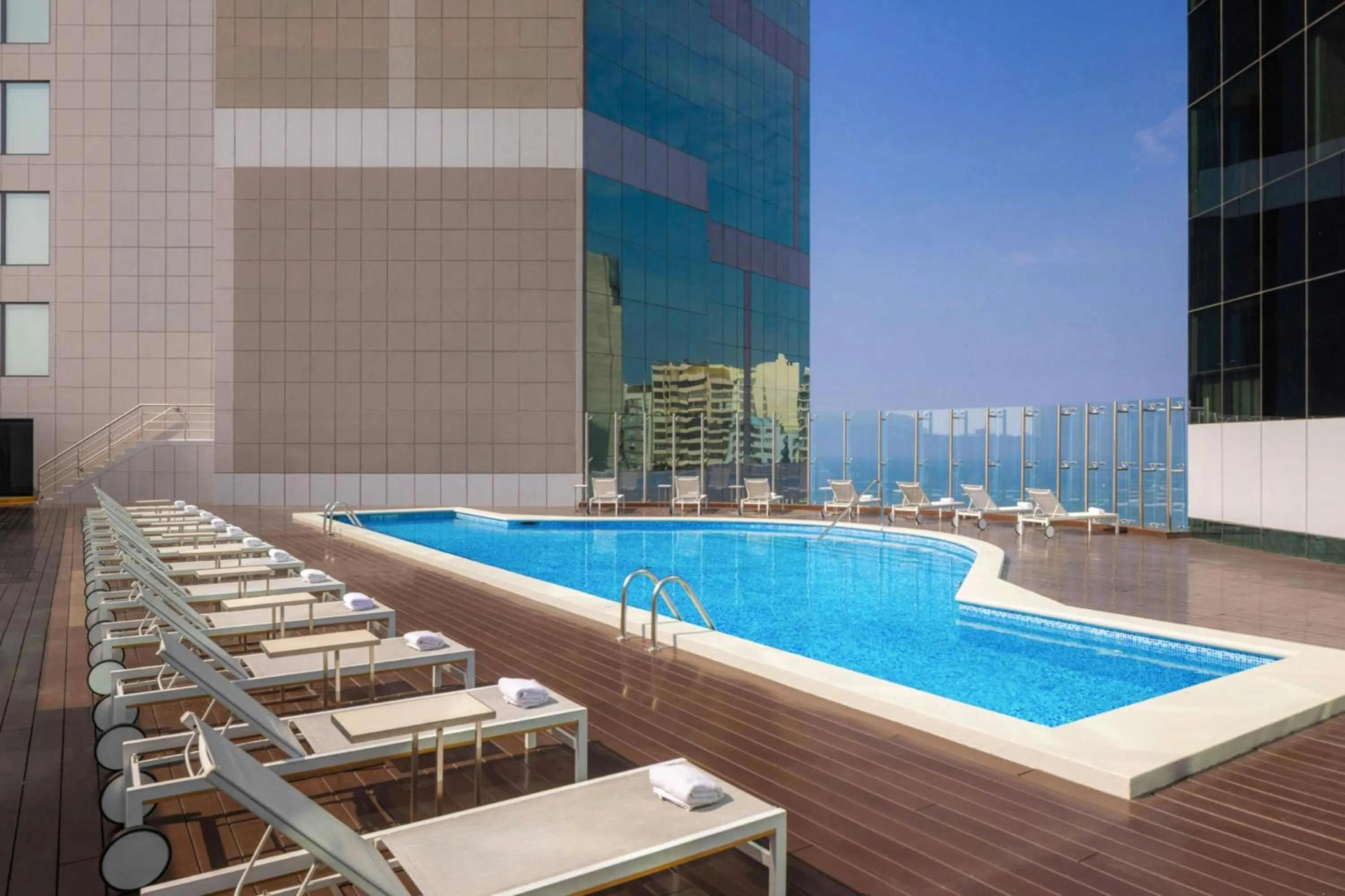 Swimming pool in JW Marriott Hotel Lima