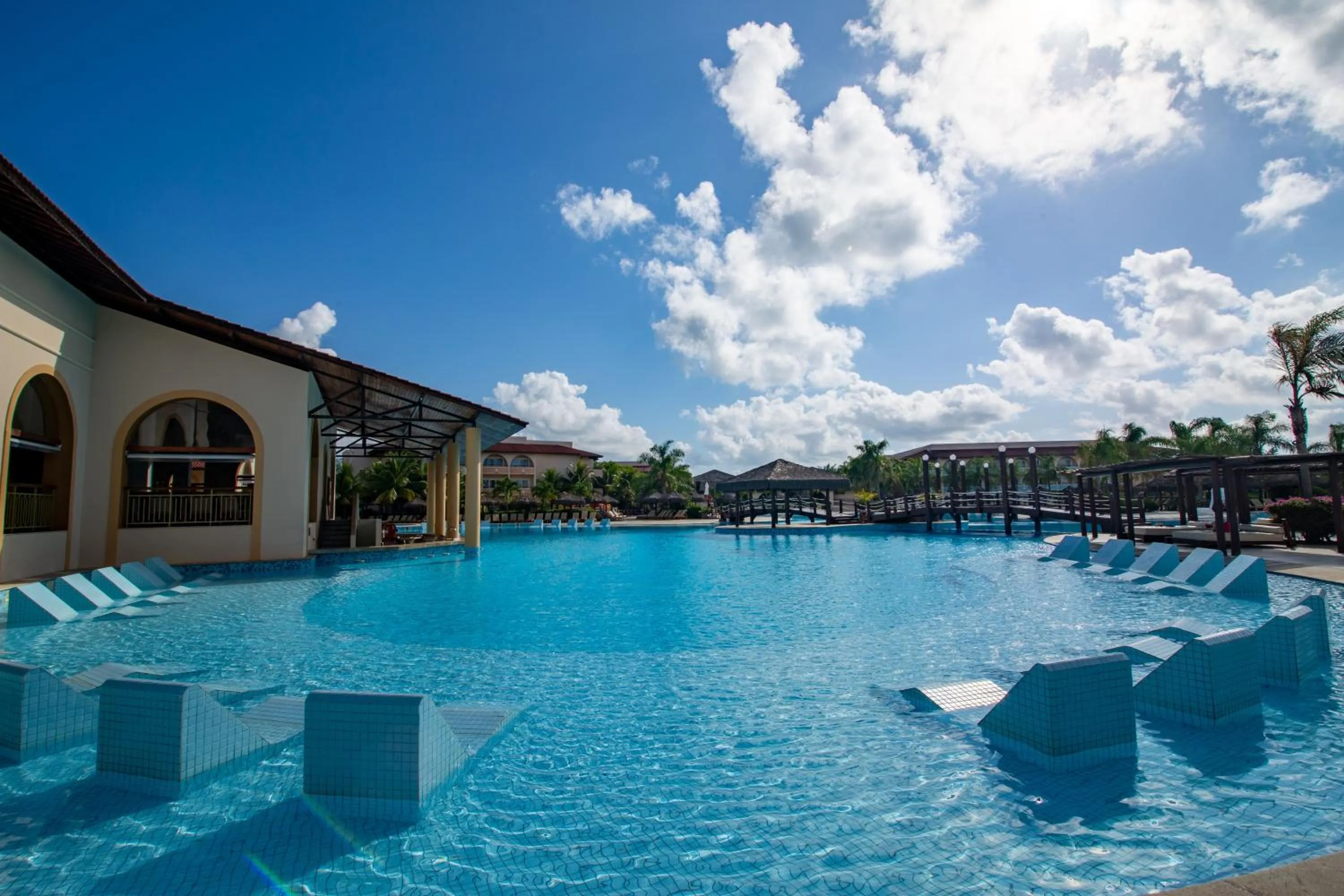 Swimming pool in Grand Palladium Imbassaí Resort & Spa - All Inclusive
