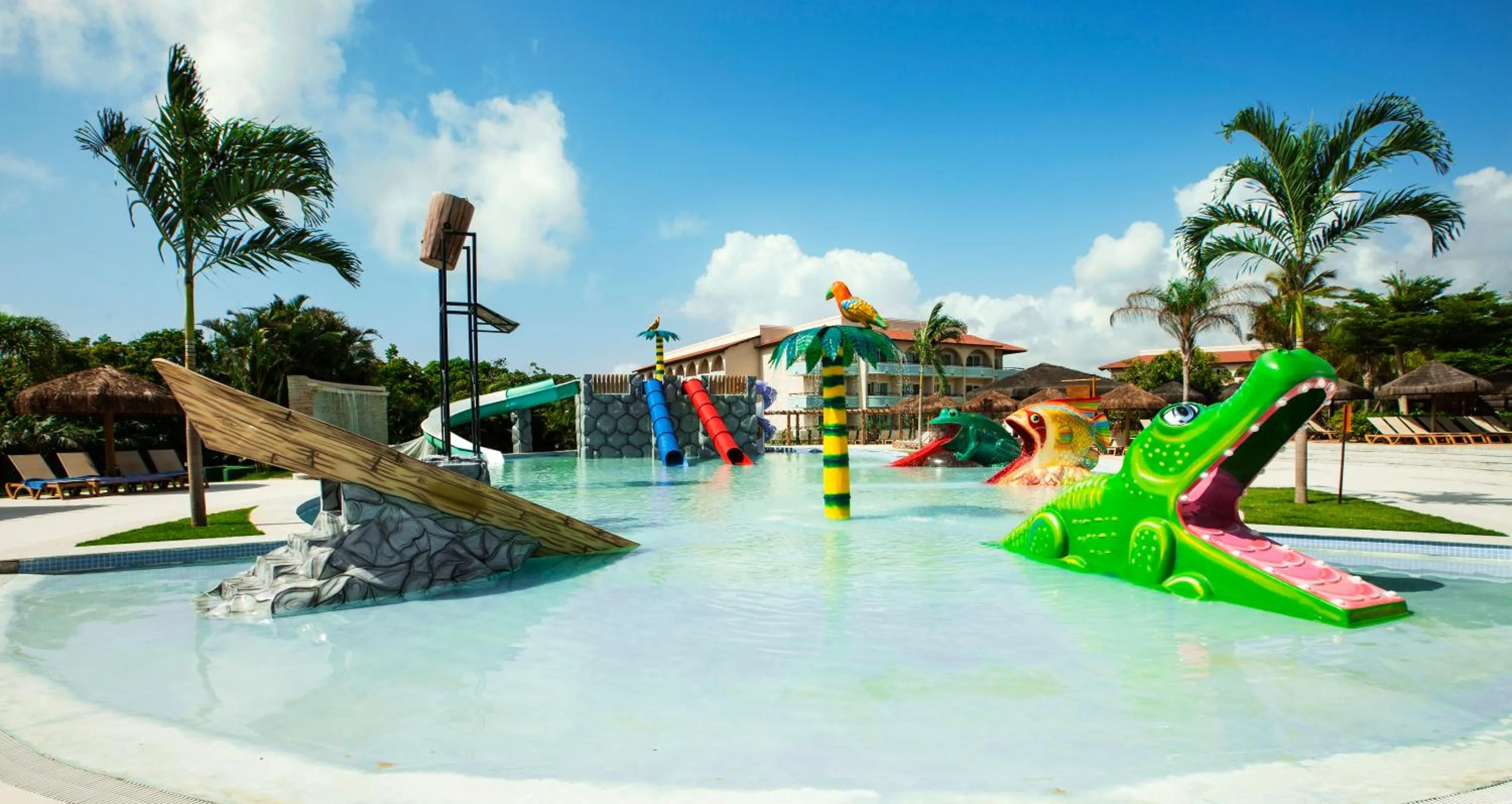 Aqua park in Grand Palladium Imbassaí Resort & Spa - All Inclusive
