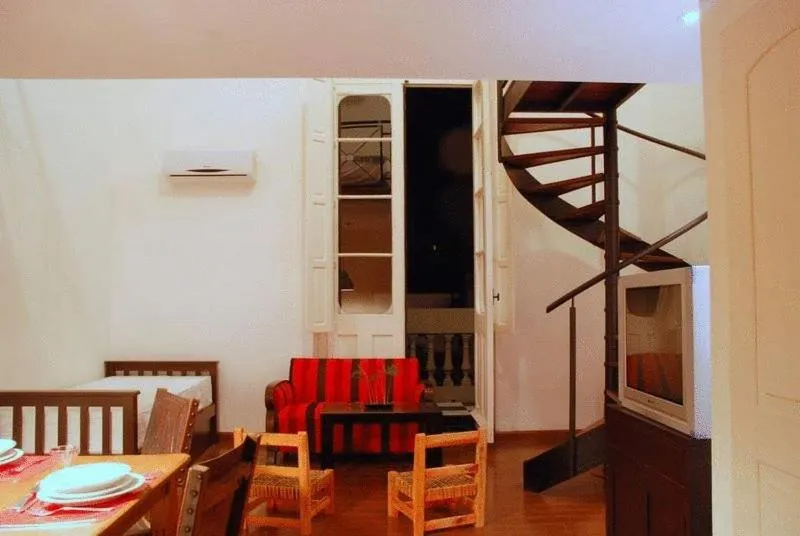 Living room in La Rozada Suites