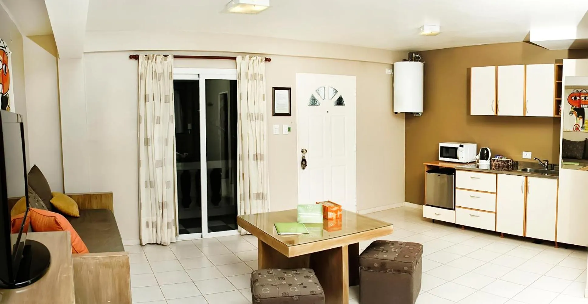 Kitchen or kitchenette in La Rozada Suites