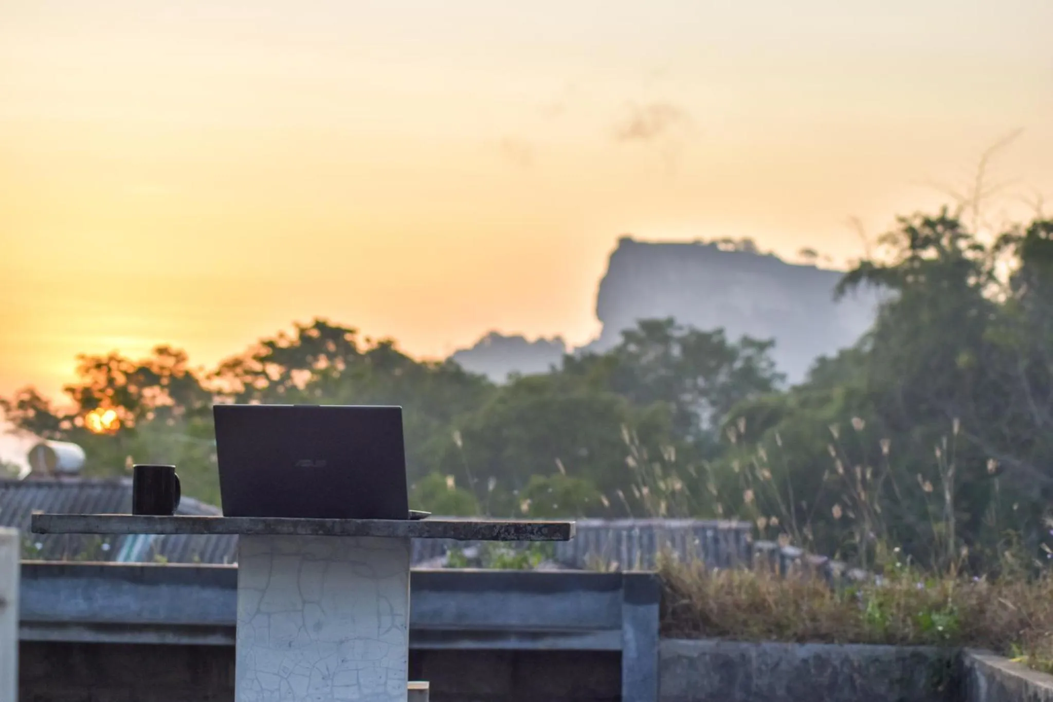 Mountain view in Green Hut Nature Resort