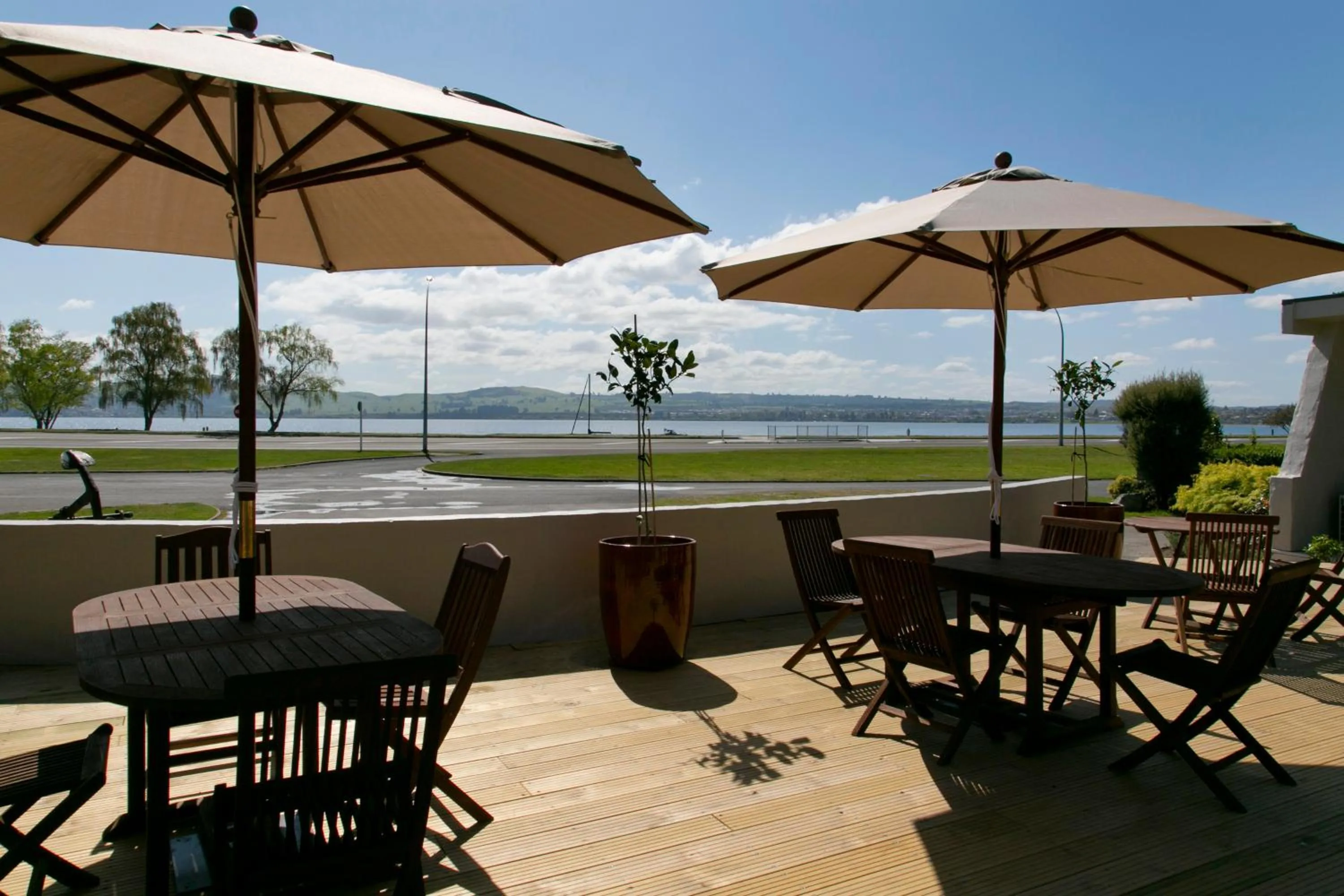 BBQ facilities in Anchorage Resort Taupo NZ